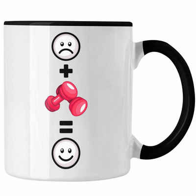 Trendation Tasse Fitness Tasse Geschenk für Fitness Frauen Lustige Geschenkidee :(Fi