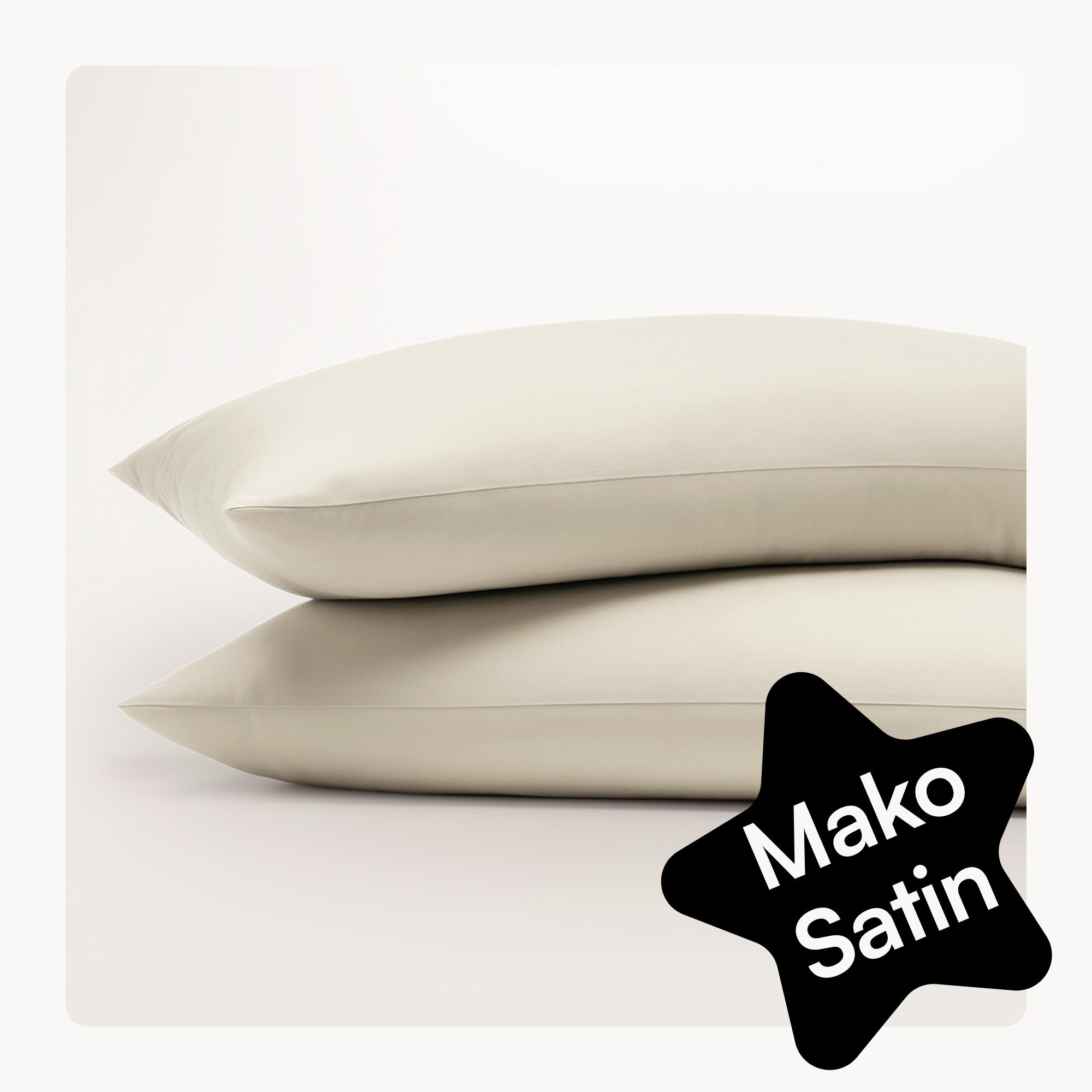 Seralino Kissenbezüge Mako Satin Kissenbezug (100% Bio Baumwolle) weich, ha günstig online kaufen