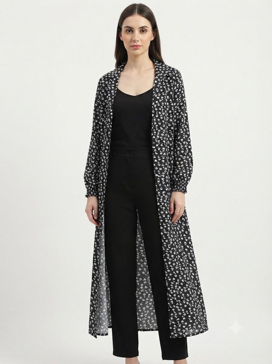 PfauGermany Blusenkimono ShrugAbaya im Kimono-Stil. Einheitsgröße:Länge 140cm.Brustweite 60cm.