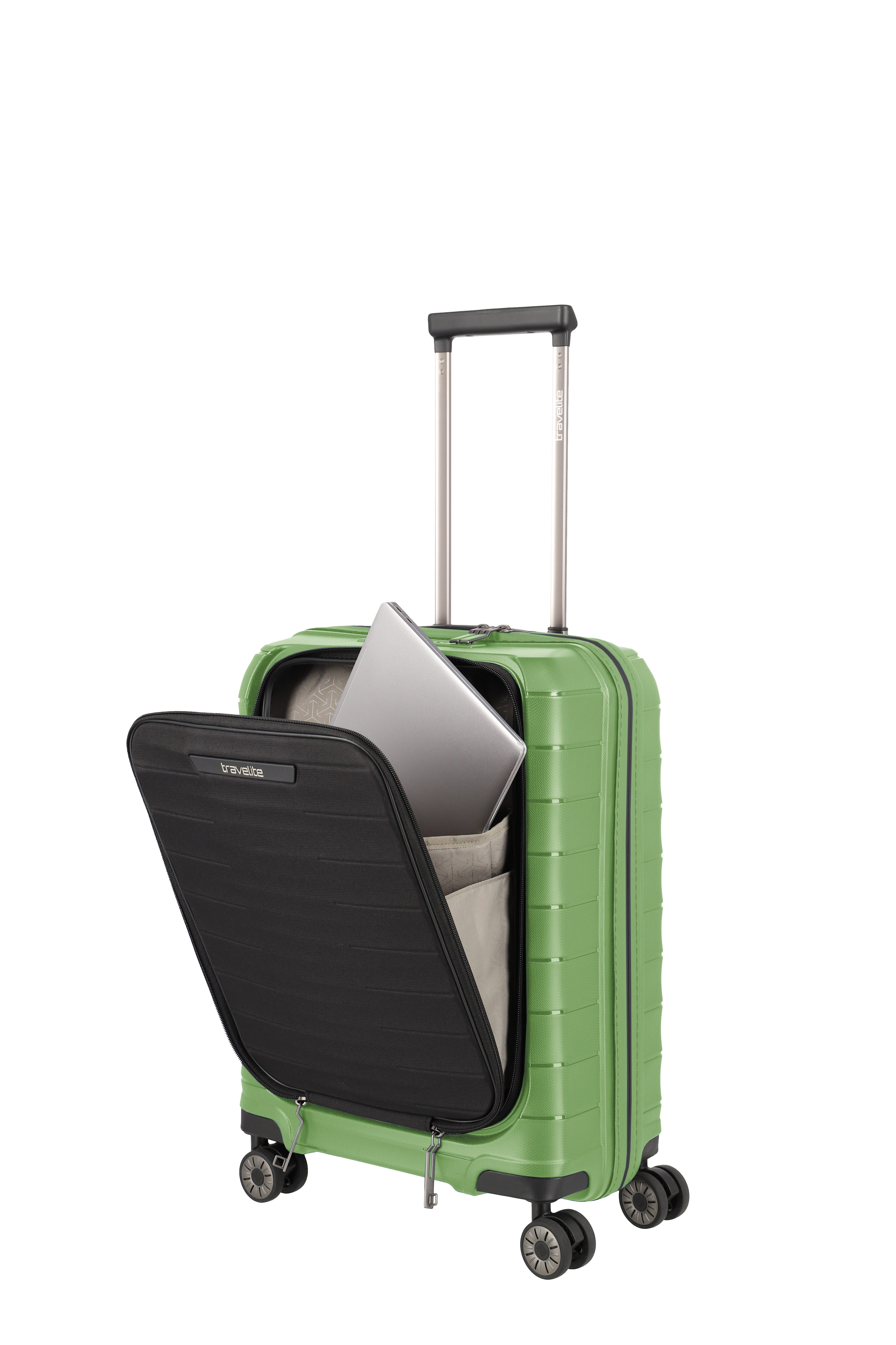 travelite Trolley MOOBY Koffer Hartschale, 4 Rollen, mit TSA-Schloss und kratzresistenter Oberfläche – leicht und robust