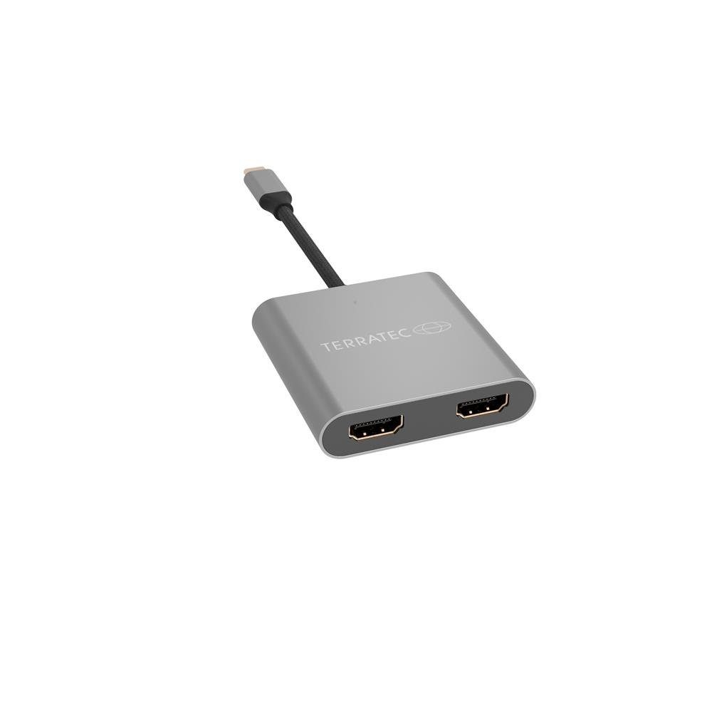 Terratec »CONNECT C10« Video-Adapter, USB Type-C Adapter, 2x HDMI, 4K 2.  3., HDMI-Splitter (Windows), MacBook 2 Monitore, HDMI Verteiler,  Erweiterung, Notebook, Aluminium, USB-C zu 2 x HDMI, grau online kaufen |  OTTO