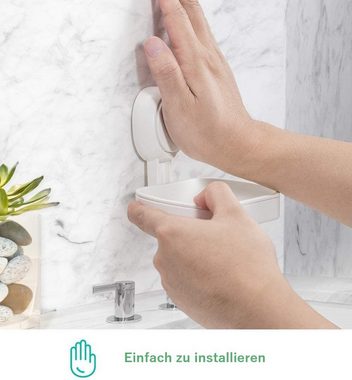 Ulinek Seifenschale Seifenkorb Dusche Saugnapf Ohne Bohren, 1-St., Max 5 KG