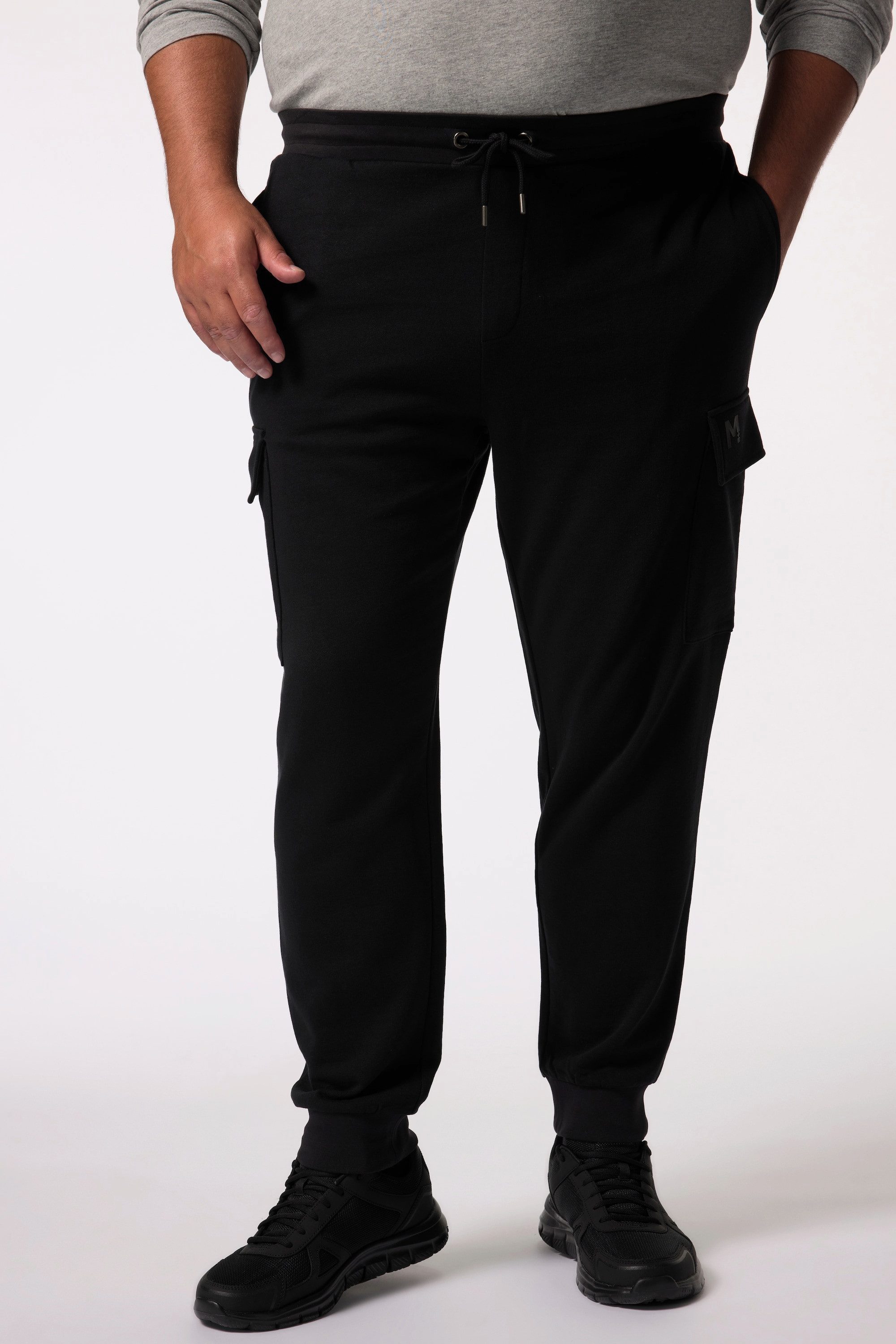 Men Plus Cargohose Cargo-Jogginghose Elastikbund