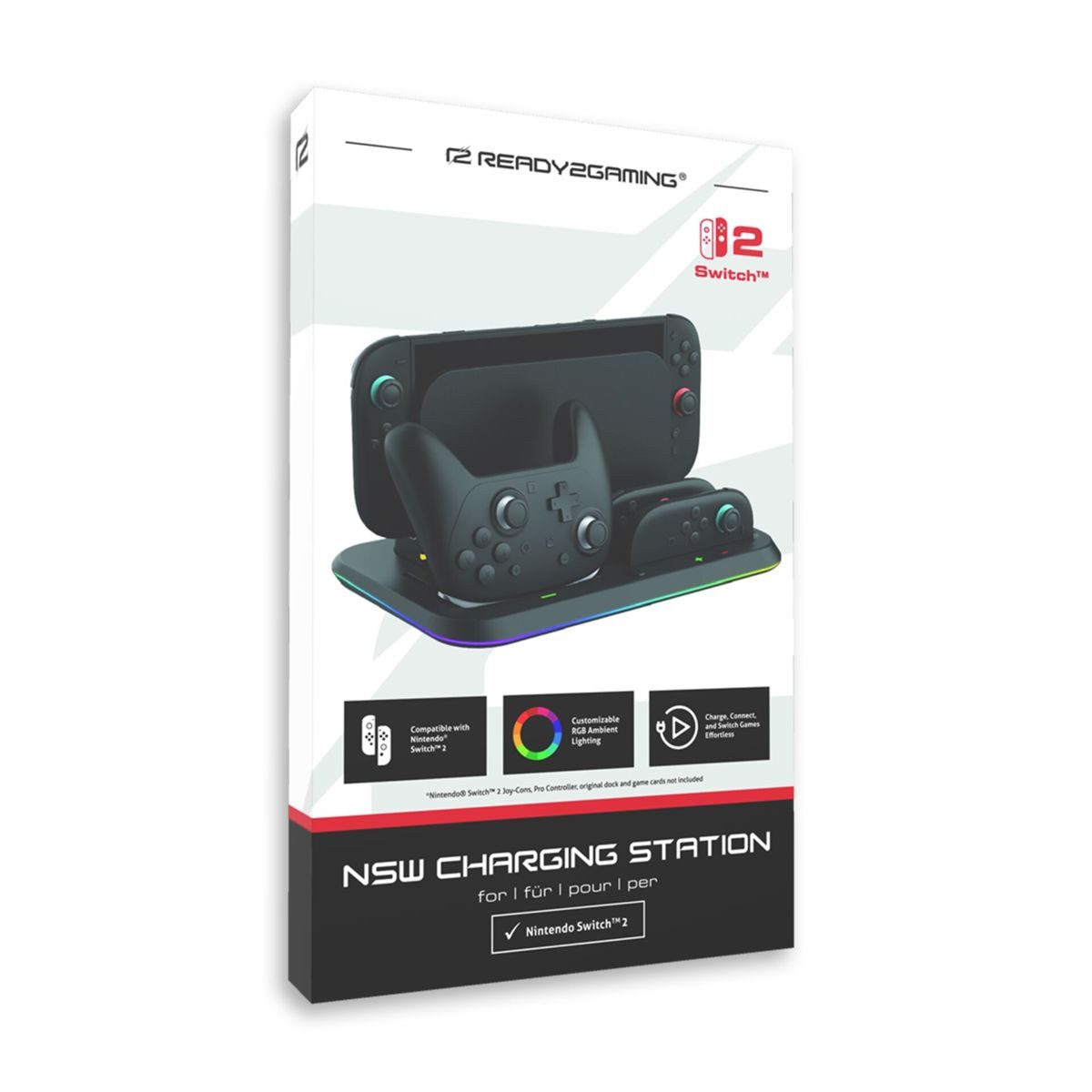 Ready2gaming Konsolen-Tasche Nintendo Switch 2 Charging Dock