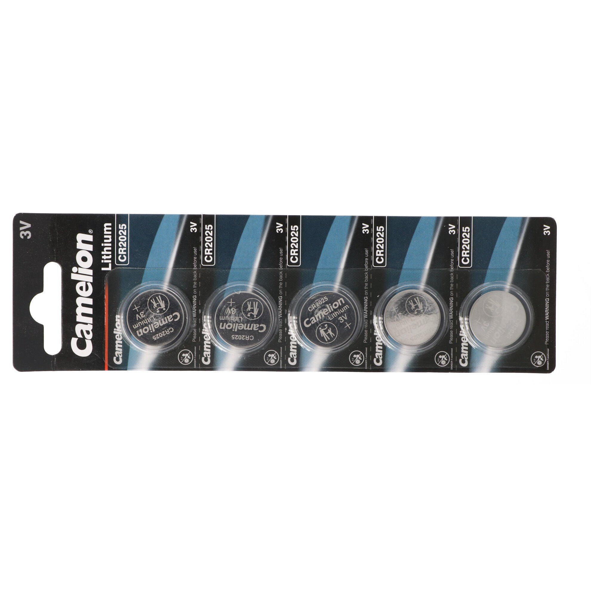 Camelion Camelion CR2025 Lithium Batterie im praktischen 5er Set Batterie, (3,0 V)