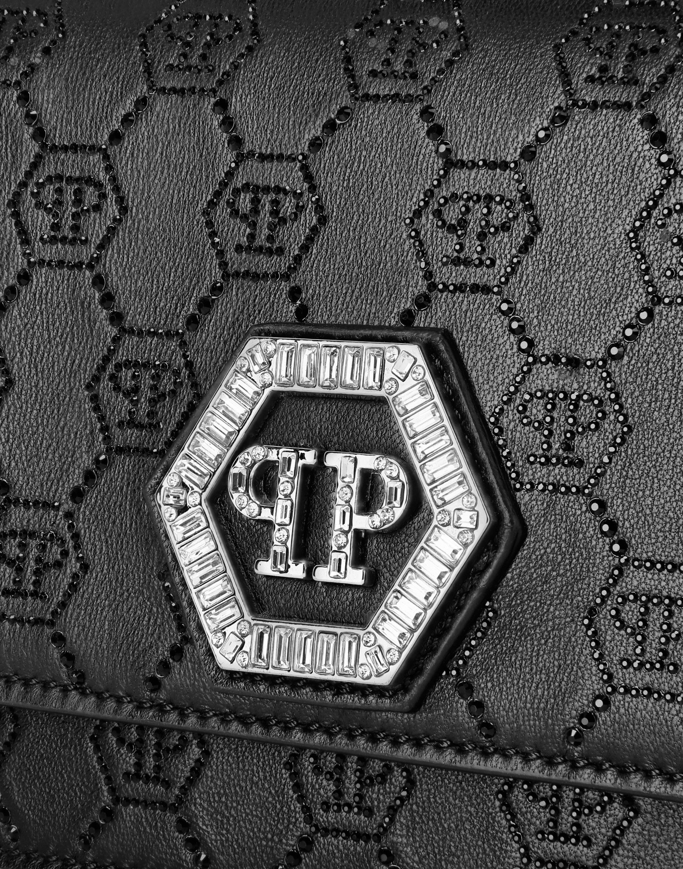 PHILIPP PLEIN Clutch Hexagon Verziert