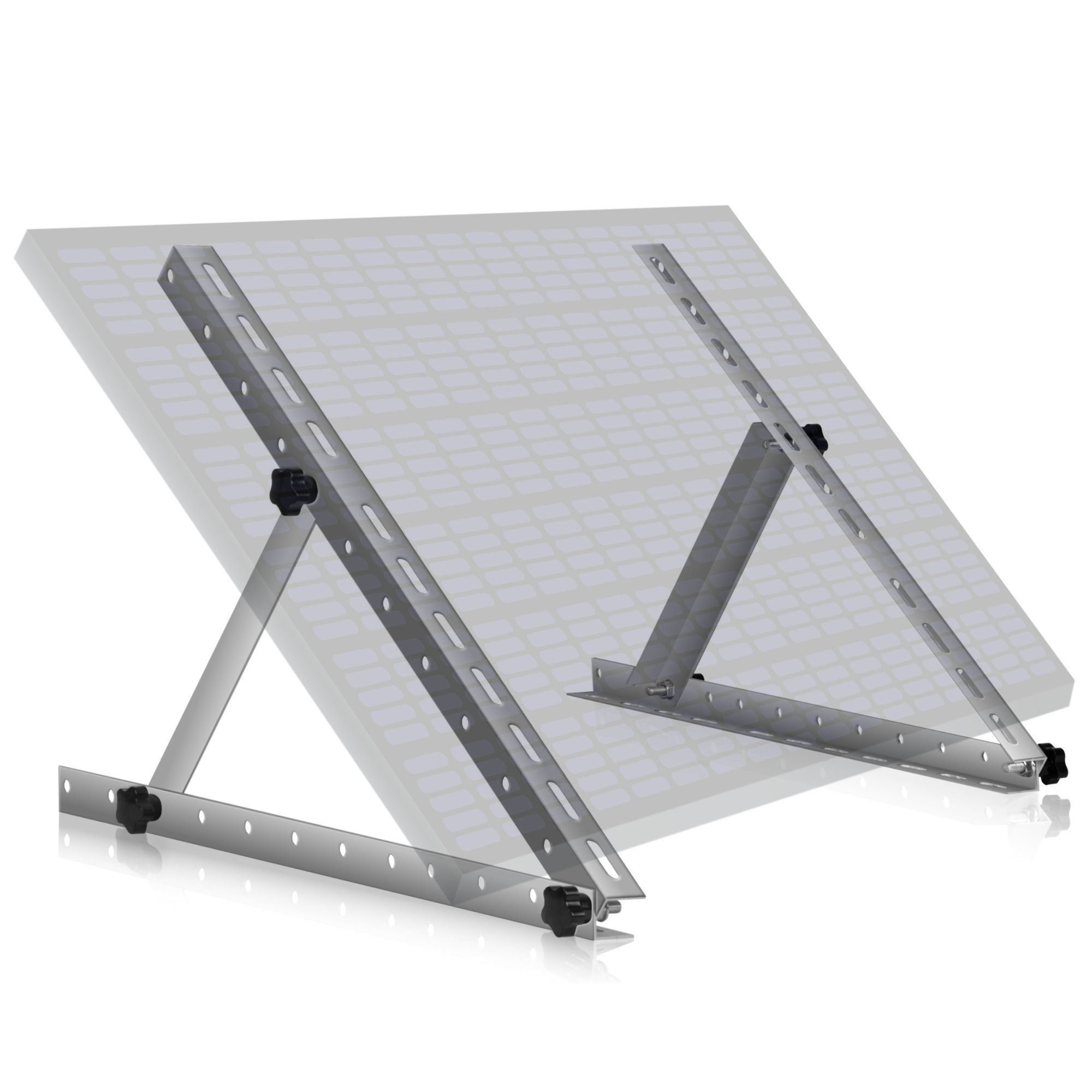 Zelsius Solarmodul-Halterung Zelsius Aluminium Solarmodul Halterung, von 0 bis 90 Grad, für ein Pan