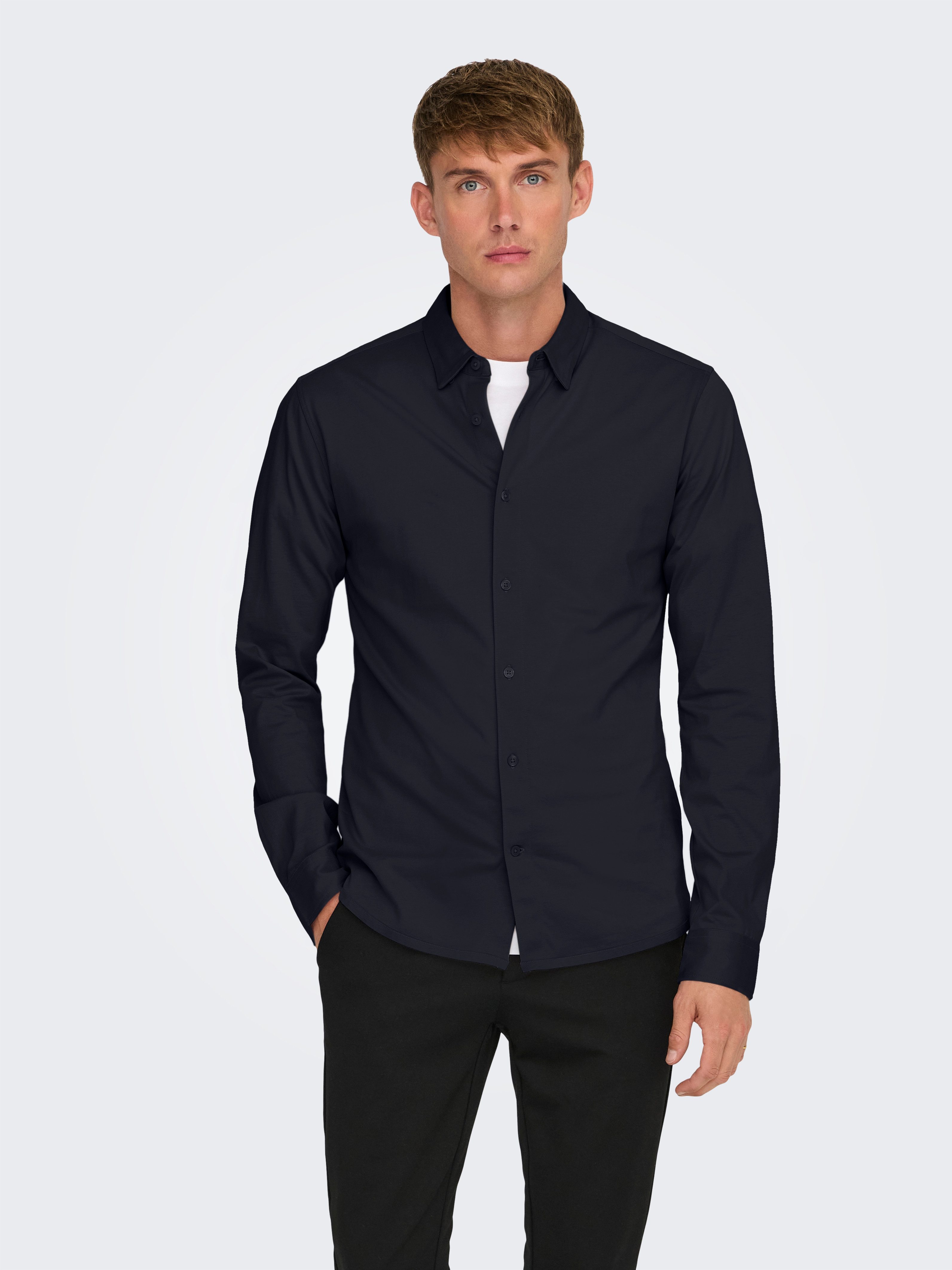 ONLY & SONS Langarmhemd ONSROBIN B/U günstig online kaufen