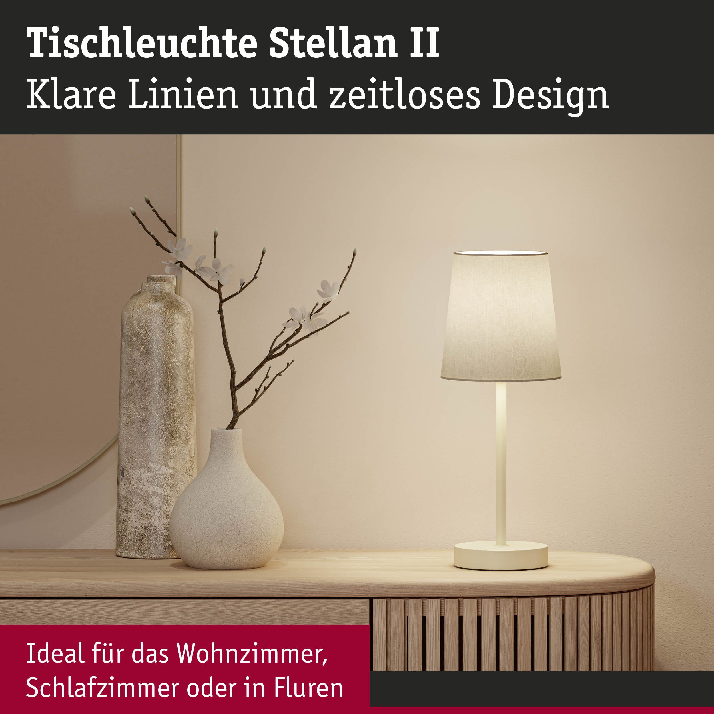 Paulmann Tischleuchte Stellan II max.1x20W E27 230V, Ein-/Ausschalter, ohne Leuchtmittel, Dimmbar – Bild 5 von 5