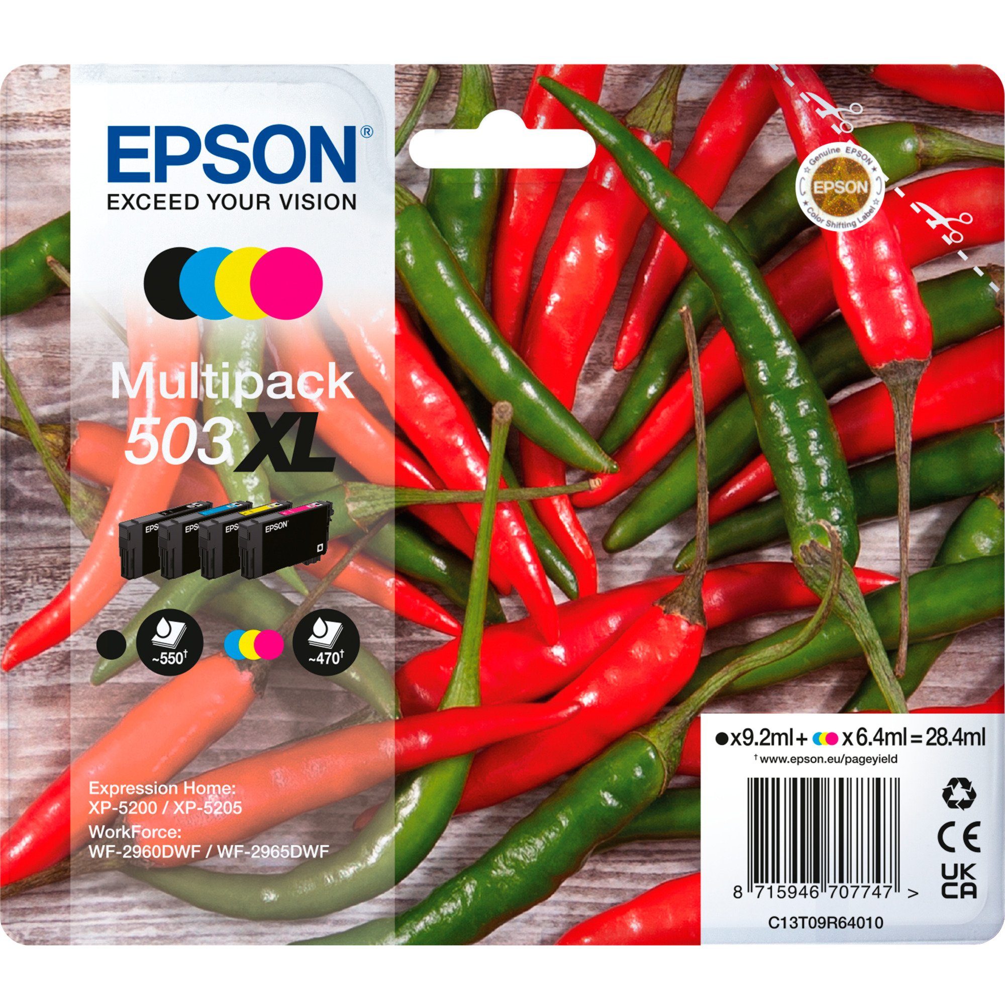 Epson Epson Tinte Multipack 503XL (C13T09R64010) Tintenpatrone