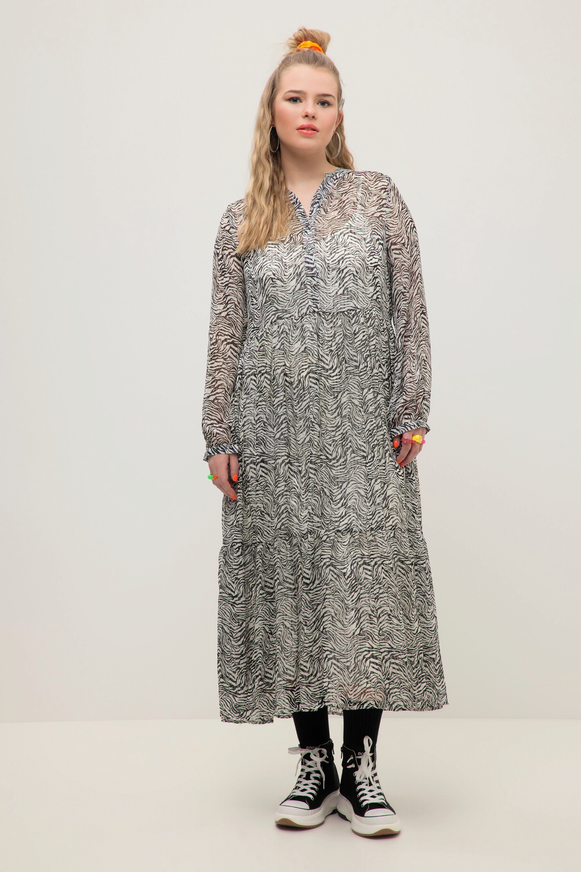Studio Untold Maxikleid Maxikleid A-Line Chiffon günstig online kaufen