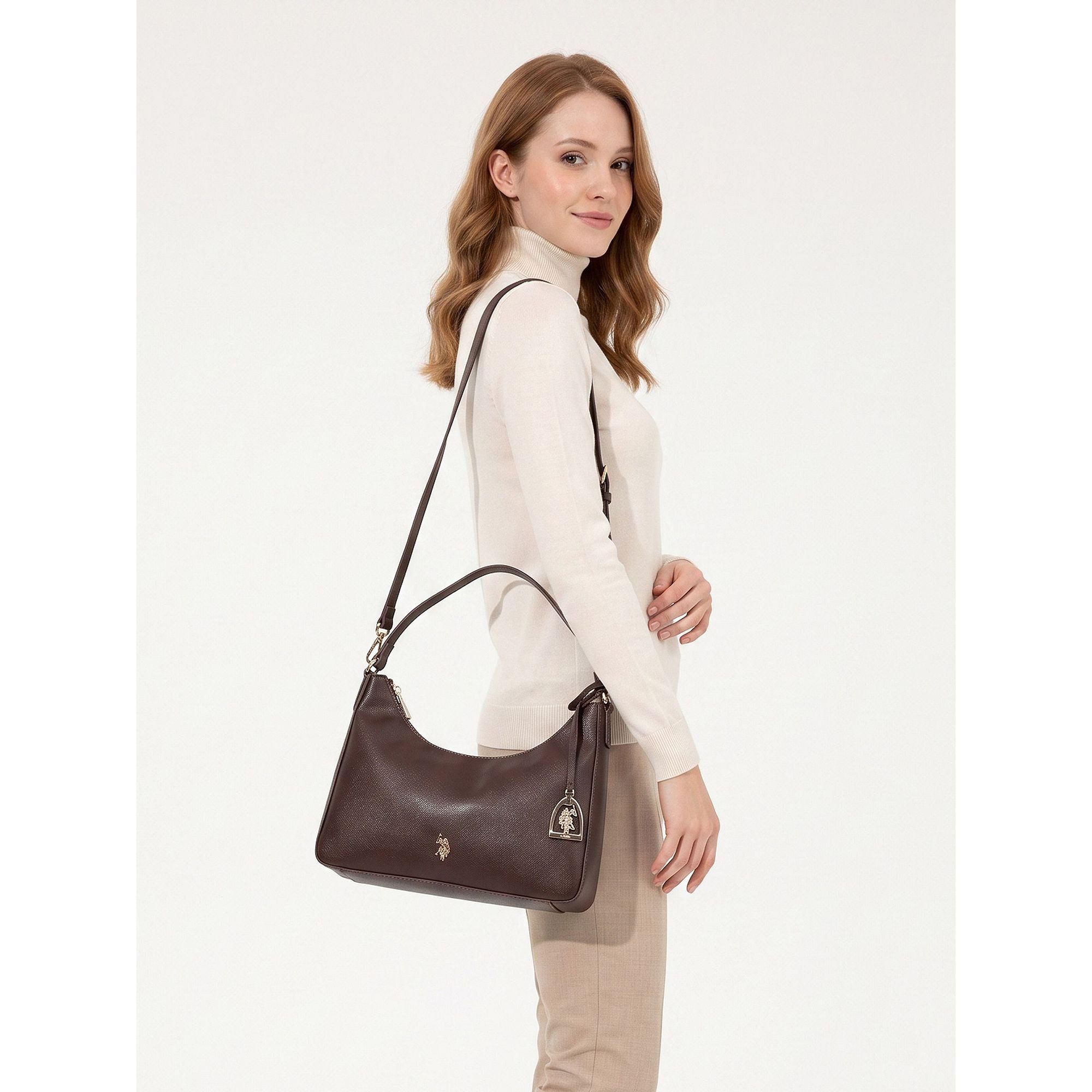 U.S. Polo Assn. Schultertasche Jones, Polyurethan