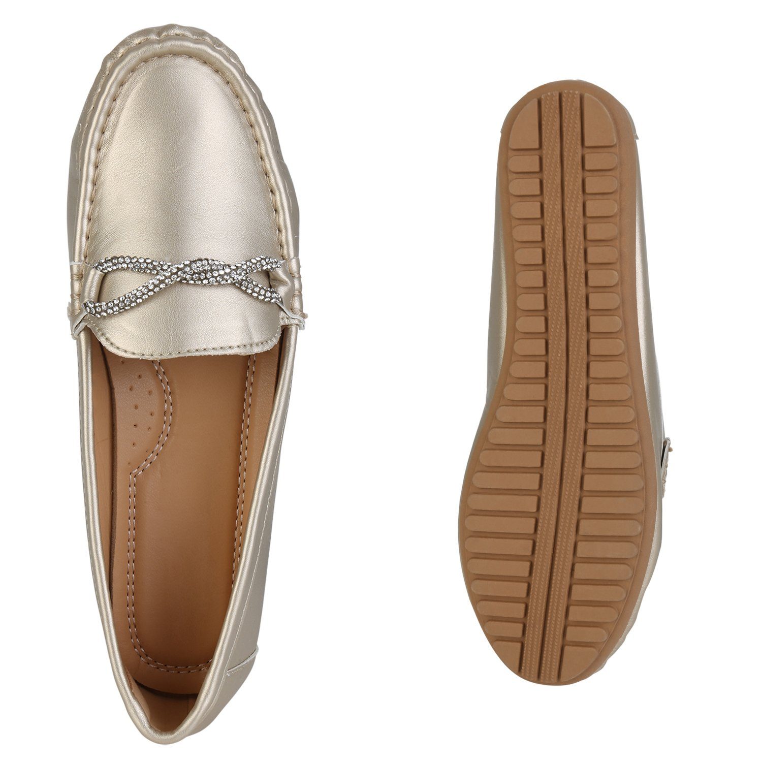 Loafer VAN Gold 840286 HILL Schuhe