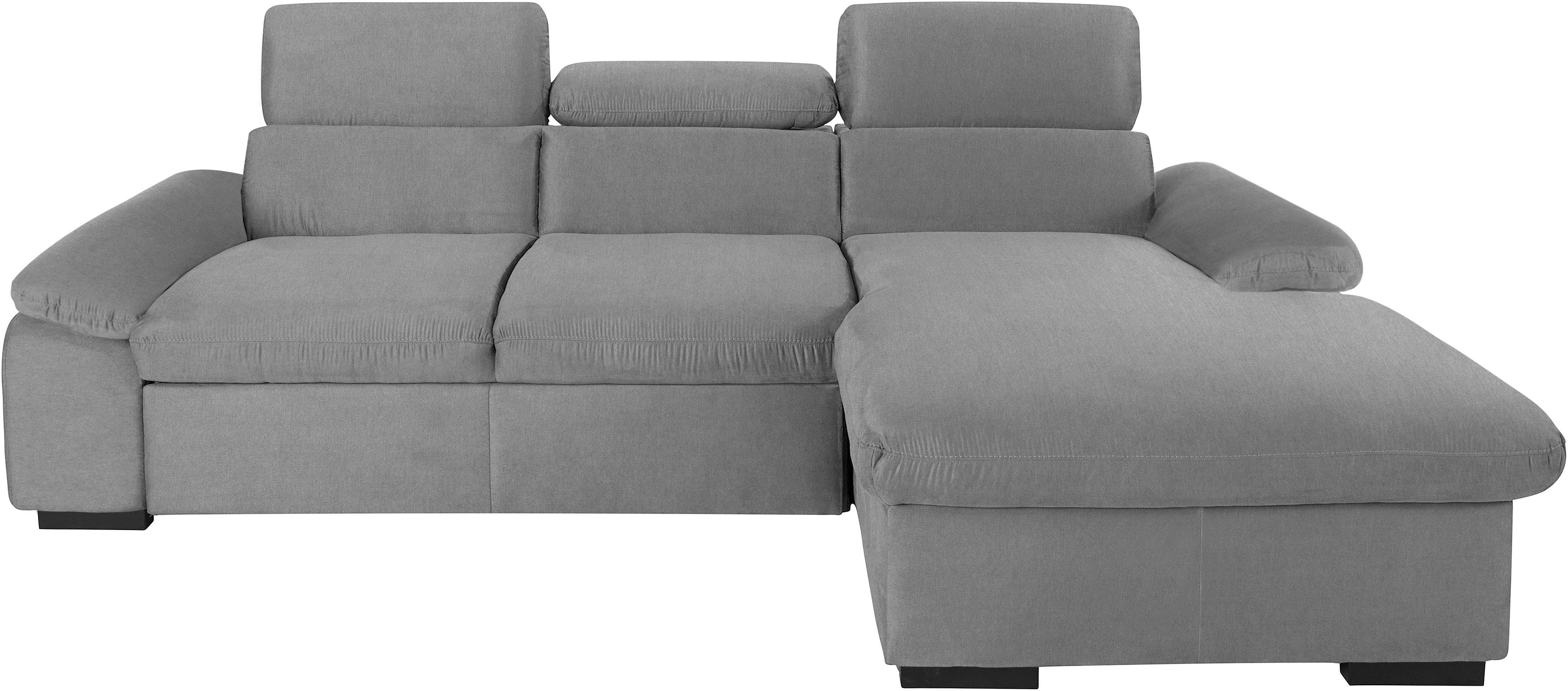 COTTA Ecksofa "Lola L-Form mit Kopfteilfunktion & Hocker", (Set, mit Hocker günstig online kaufen