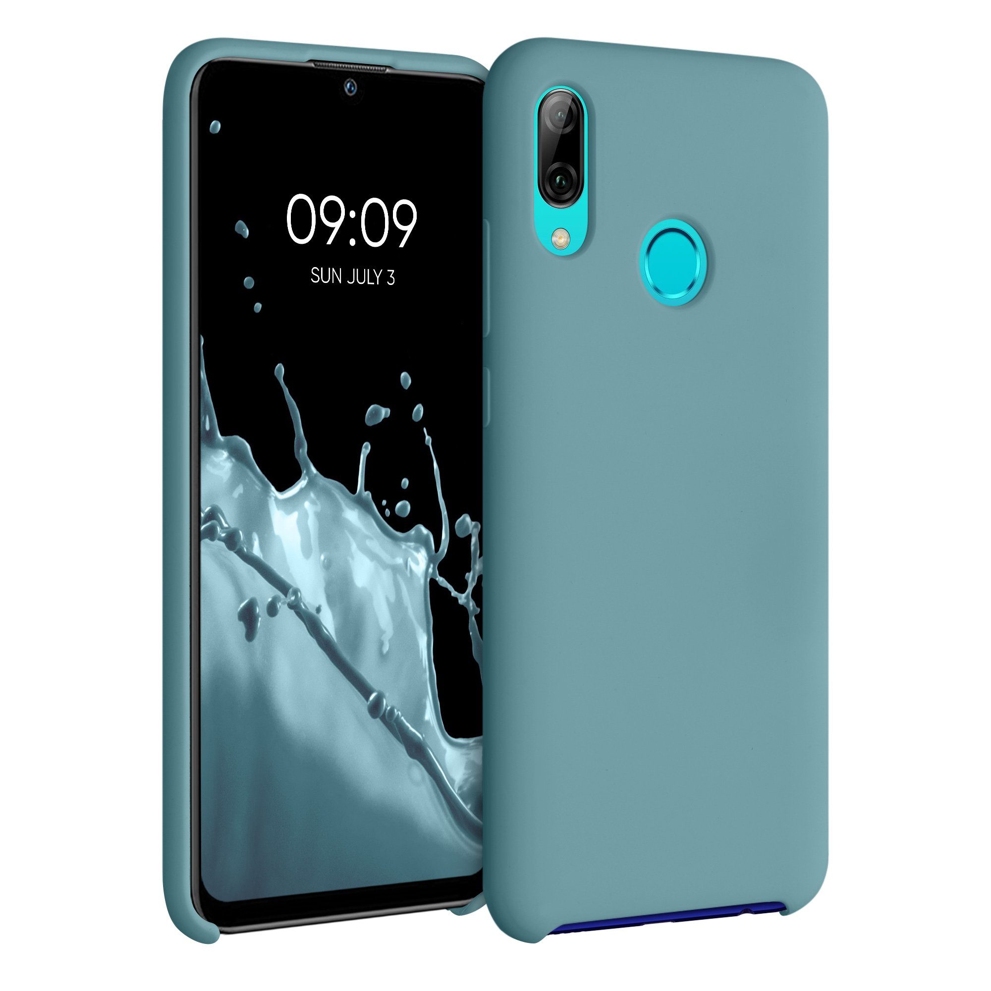 kwmobile Handyhülle Handyhülle für Huawei P Smart (2019) Hülle, Weiches Handy Silikon Case - Schutzhülle Cover