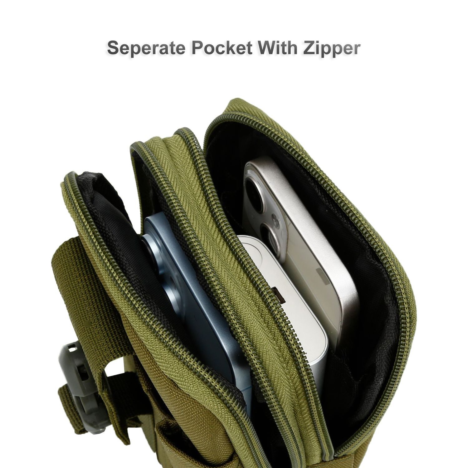 Cadorabo Handytasche für Samsung Galaxy S24 ULTRA (1-tlg), Hülle mit Schultergurt Handyhalter Militär Gürteltasche Hüfttasche