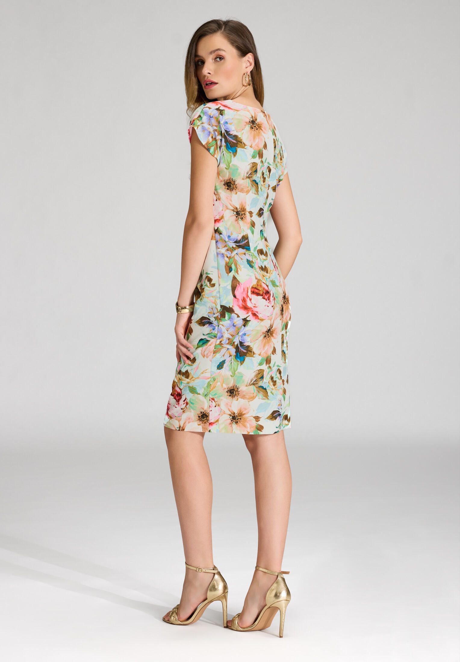 SWING Cocktailkleid Figurbetonte Passform