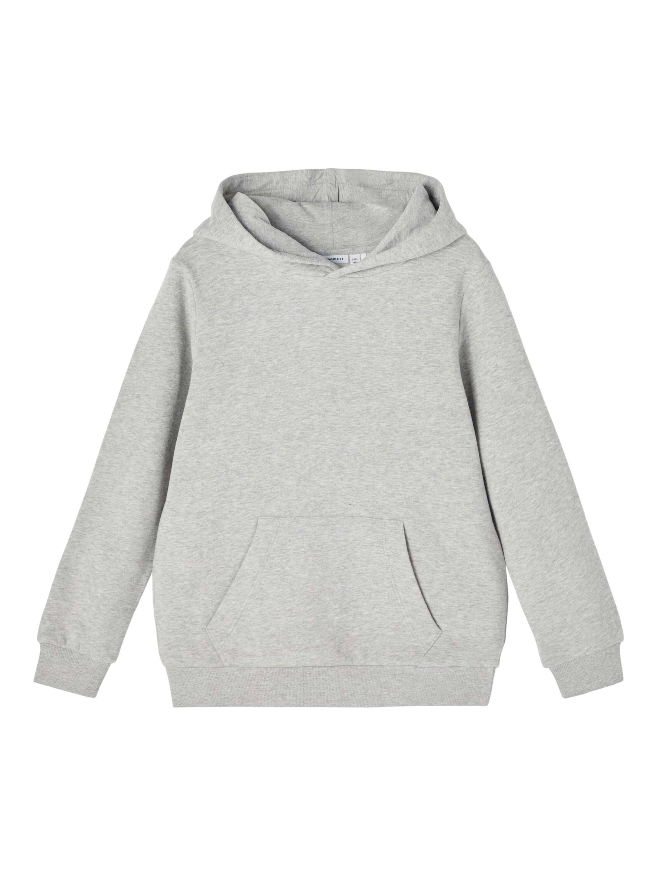 Name It (1-tlg) Sweatshirt Leno melange grey