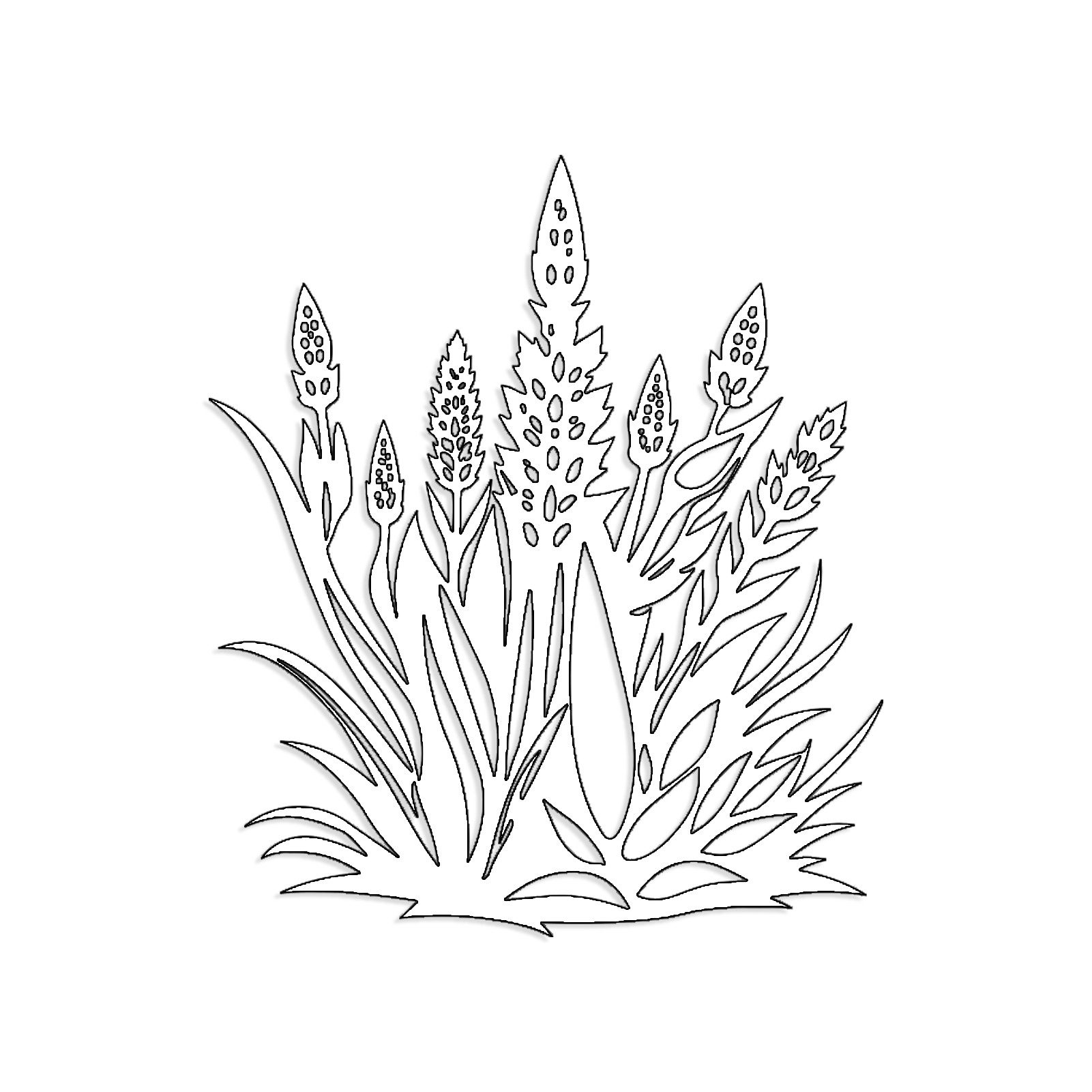 Jumpeak Wanddekoobjekt Wanddekoration im Lavendel-Design, frisch, romantisch, Silhouettenkunst, Metall, 4 Farben, 2Größen, Wanddekoration für das Wohnzimmer,Natürlich
