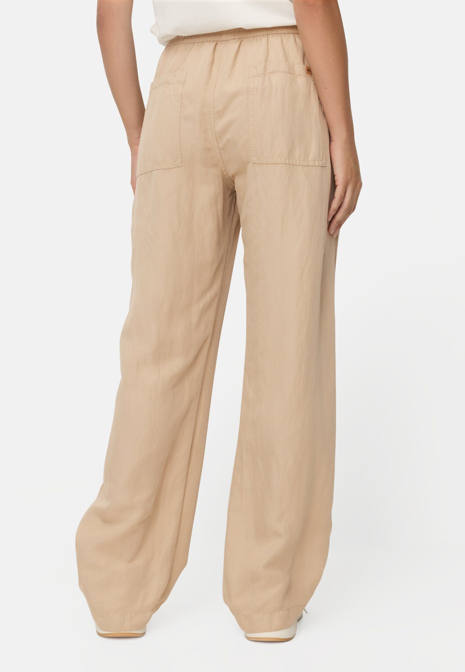 camel active Stoffhose mit weitem Bein (1-tlg)