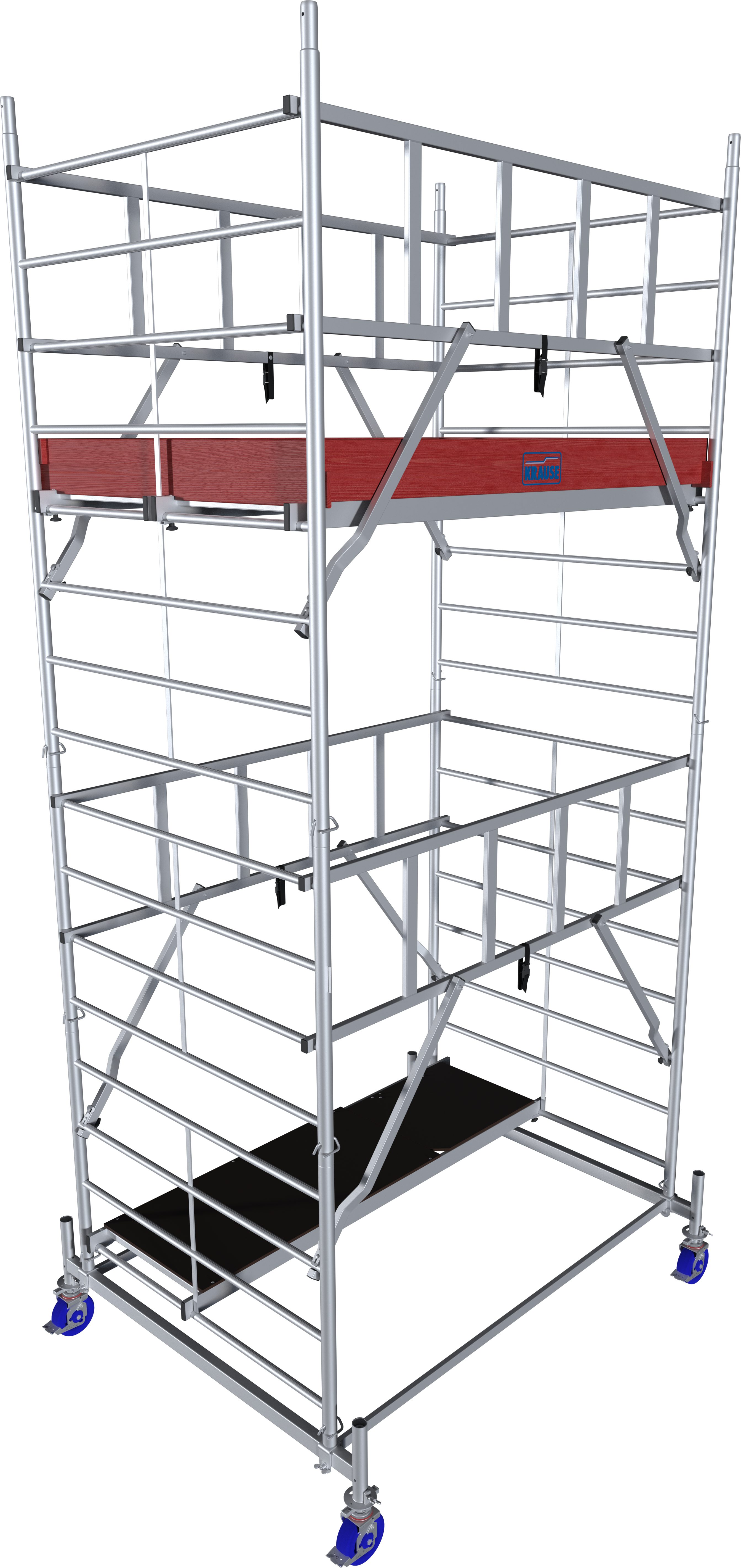 KRAUSE ProTec XXL wide-frame mobile scaffold (set), working height: 5.3 meters