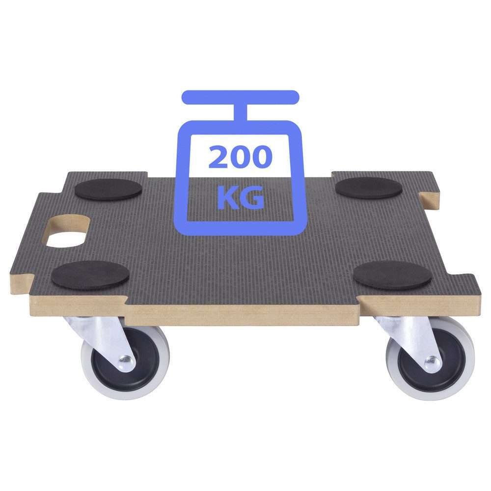 TOOLCRAFT Transportroller TOOLCRAFT TO-10748217 Erweiterbare Rollplatte MDF Traglast (max): 20