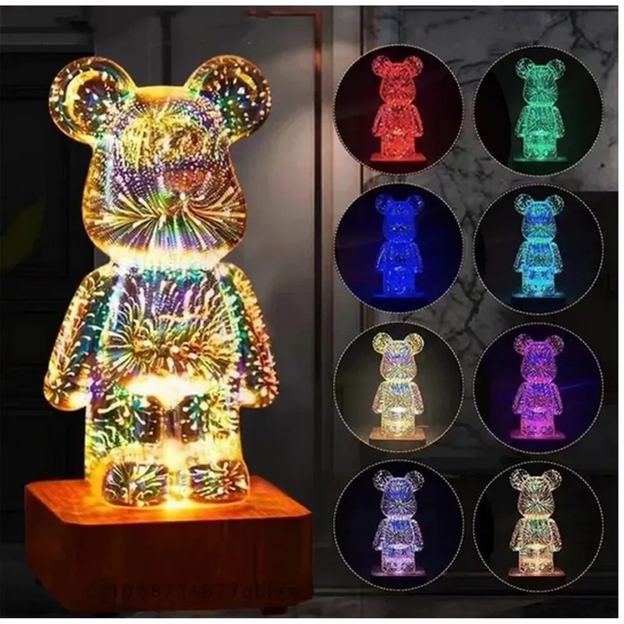 COFI 1453 Nachttischlampe LED Nachttischbeleuchtung 3D günstig online kaufen