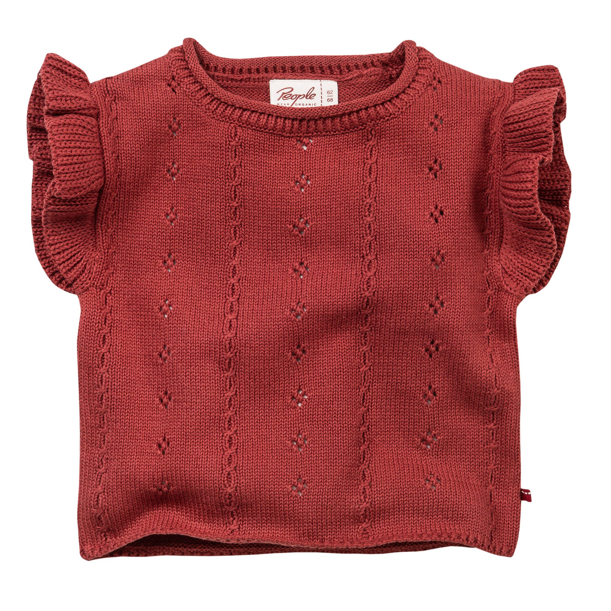 People Wear Organic Pullunder aus Strick aus Bio-Baumwolle (GOTS zeritfiziert)