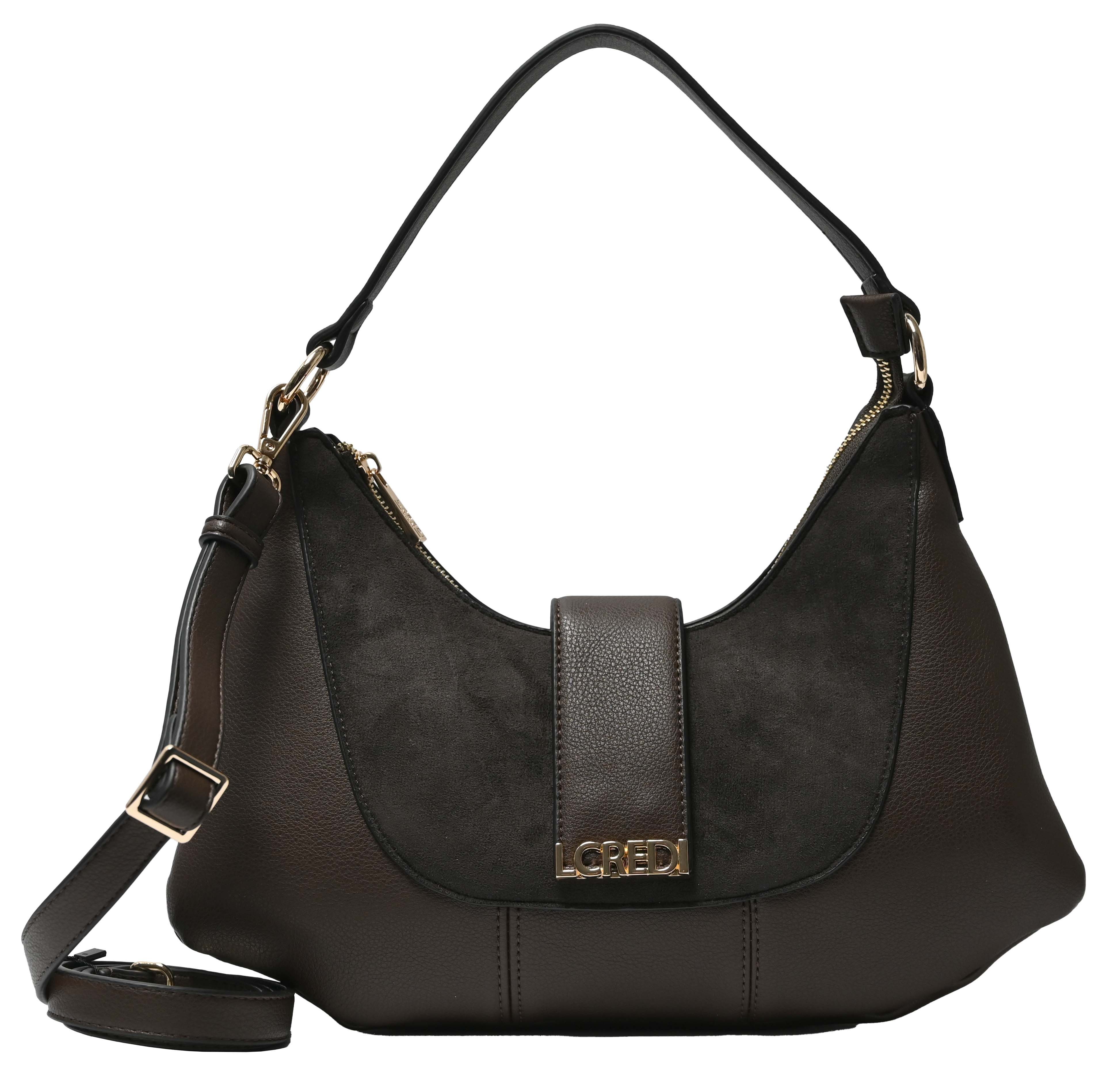 L. CREDI Hobo L.CREDI Damen Hobo REBECCA chocolate (1-tlg)