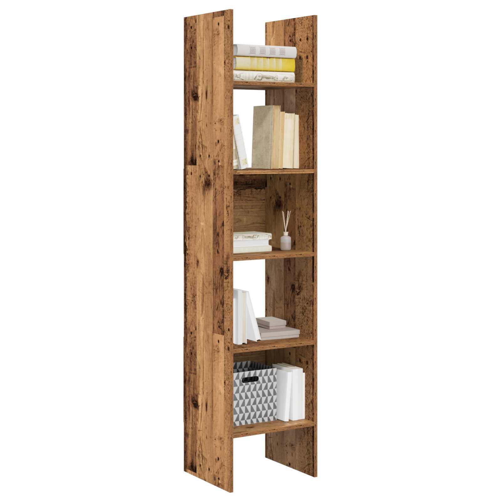 vidaXL Bücherregal Bücherregal Altholz 40 x günstig online kaufen
