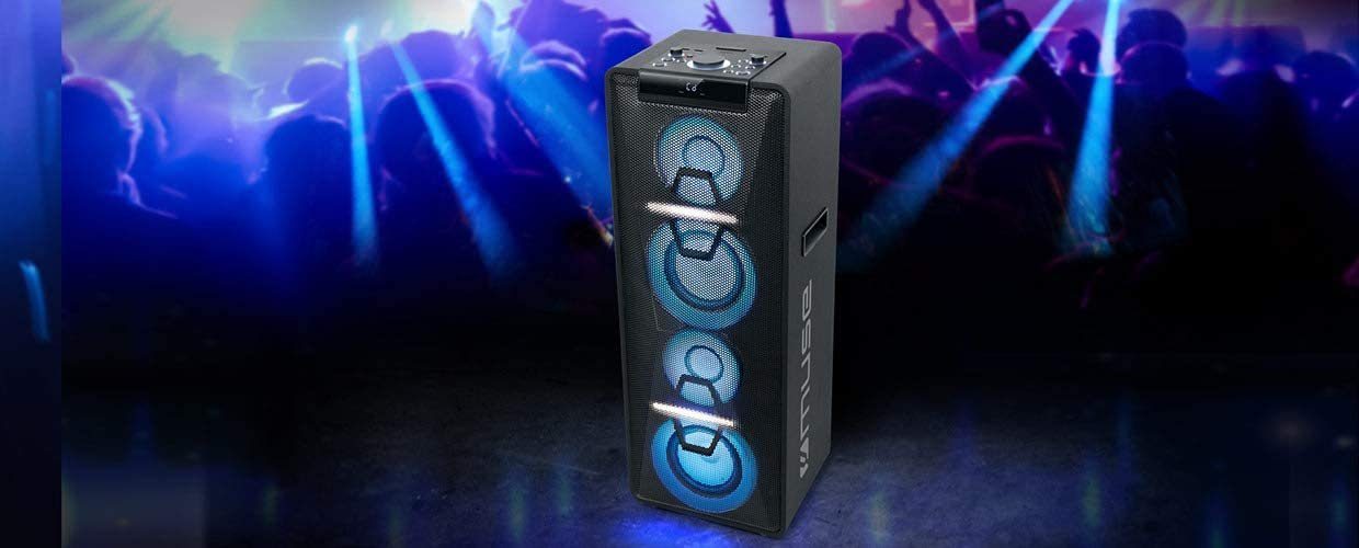 BOX Muse M-1950 Stereo Aktiv DJ Bluetooth-Lautsprecher PARTY Bluetooth-Lautsprecher