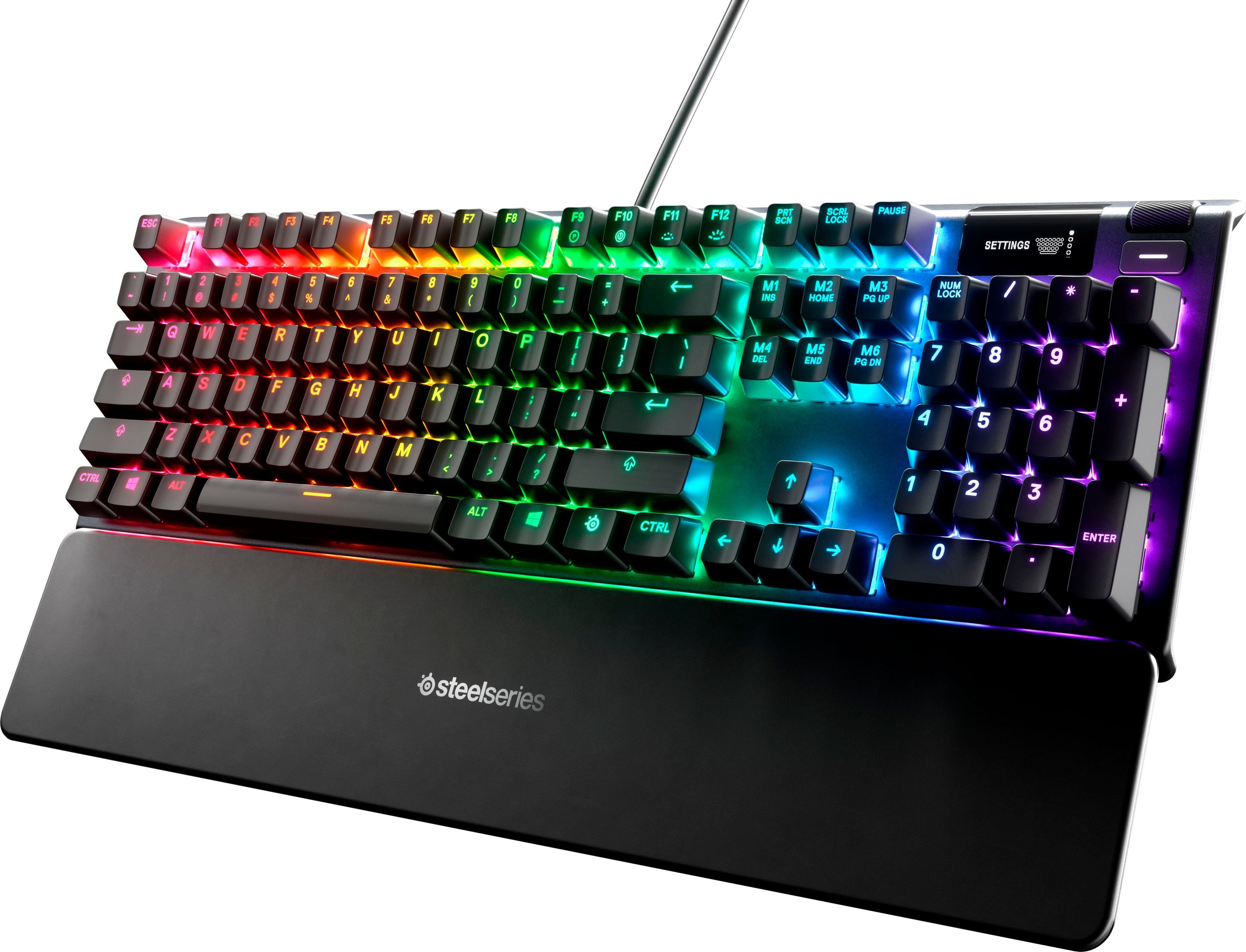 SteelSeries Apex 5 Gaming-Tastatur Nummernblock) (Anti-Ghosting