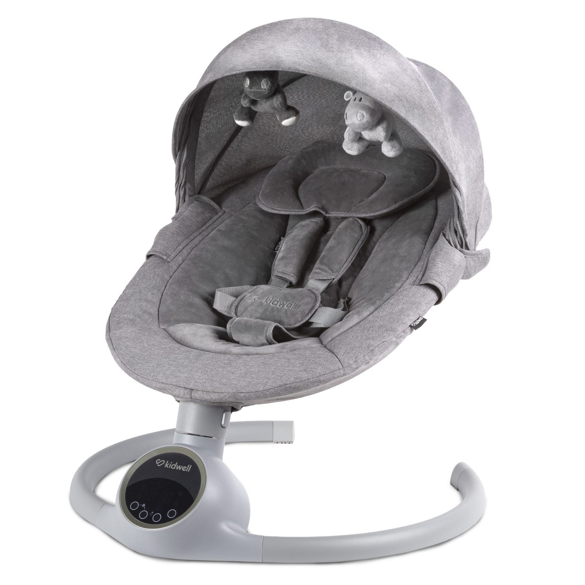 COIL Babywippe Elektrisch Babyschaukel, Multifunktional Babywippe, Schaukel, 5 Schwungstufen, Bluetooth, Musik, 5-Punkt-Gurt, Tuya-Anwendung