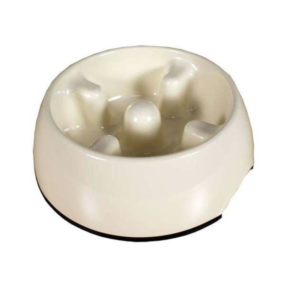 Dogit Napf DOGIT Go-Slow Anti-Schling-Napf Weiss 600 ml