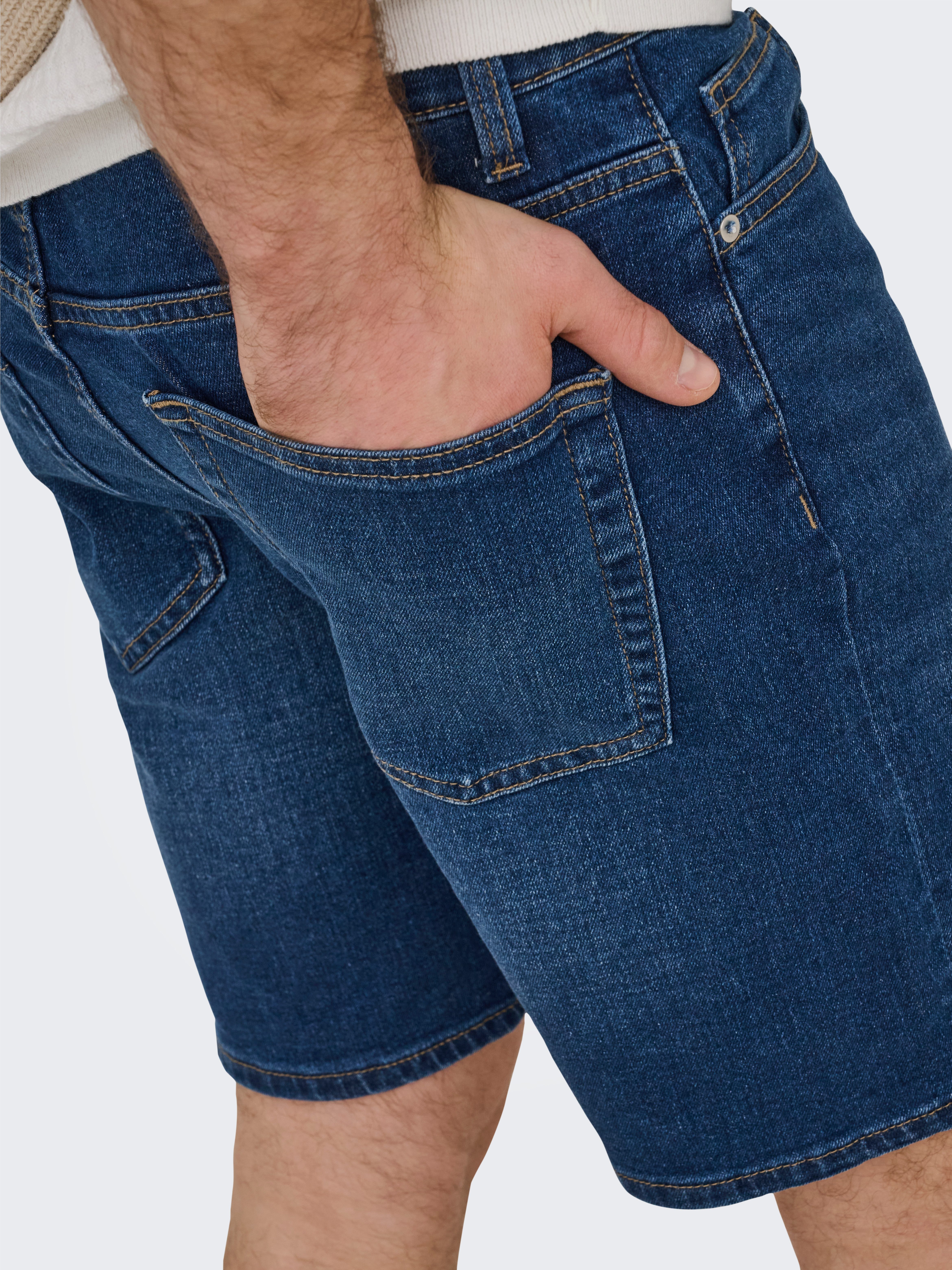 ONLY & SONS Shorts ONSWEFT BOX PIM DNM SHORTS VD