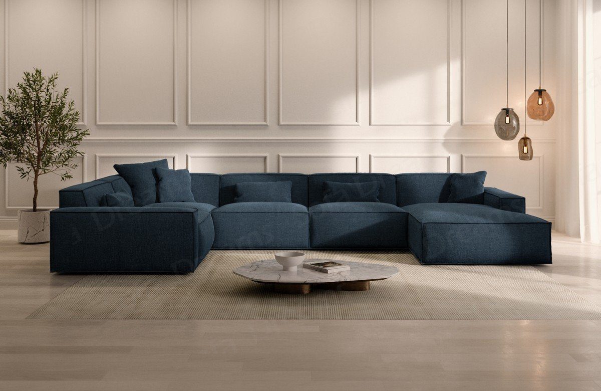 Sofa Dreams Wohnlandschaft Sofa Strukturstoff Polstersofa günstig online kaufen