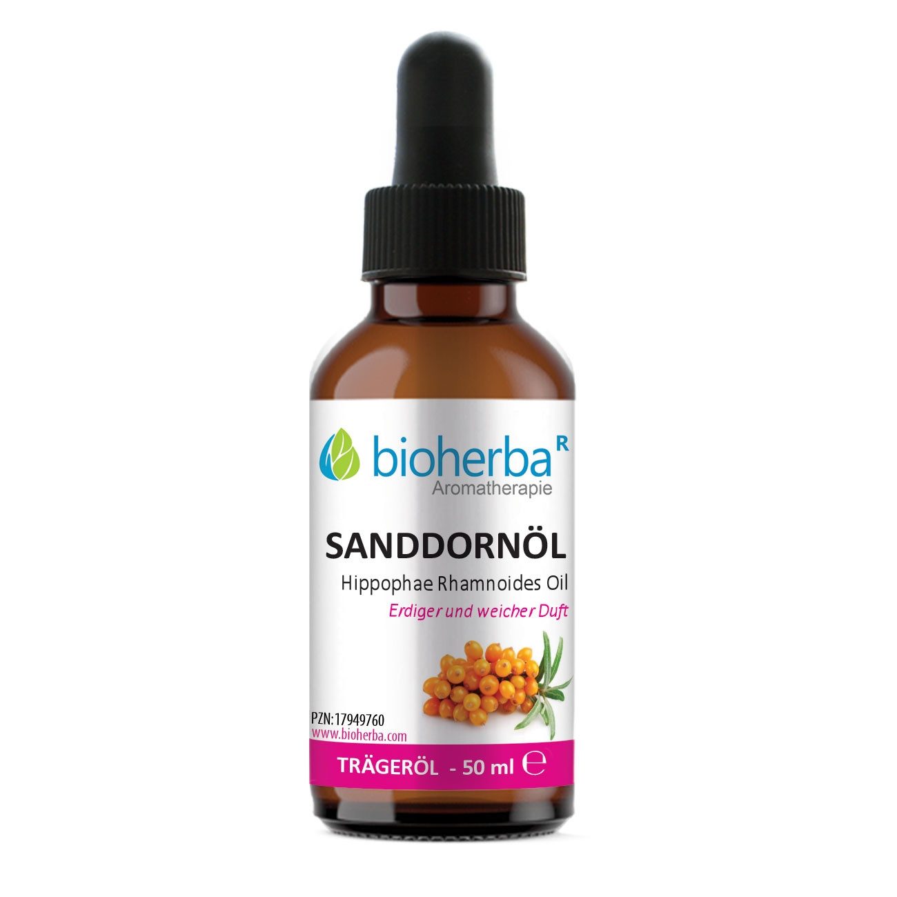 BIOHERBA R Pflege-Set Sanddornöl Reines Sanddorn-Trägeröl 50 ml