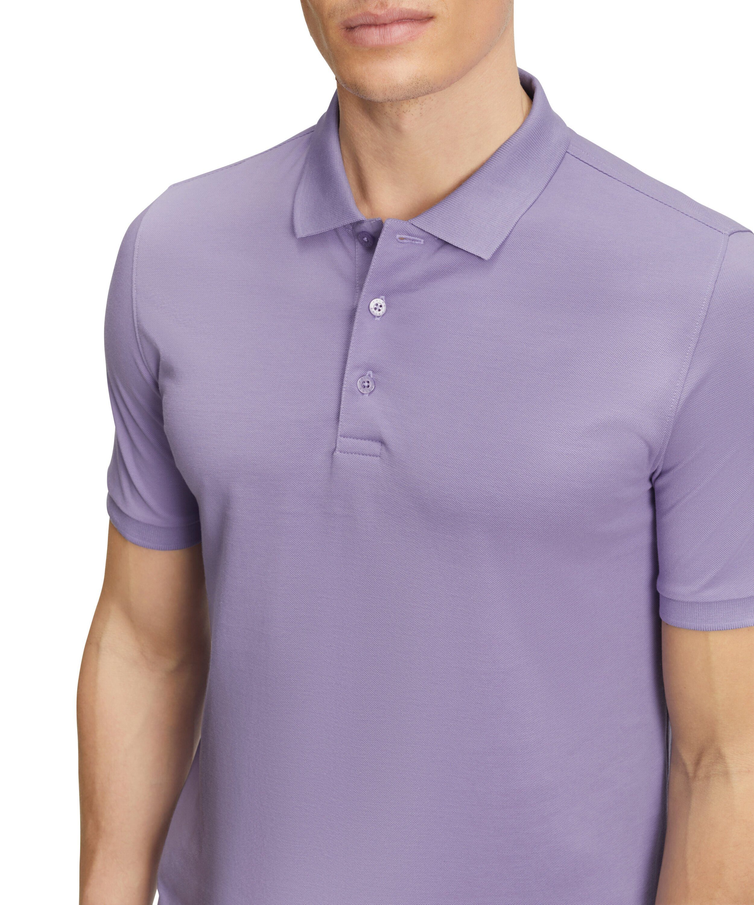 aus lavender Pima-Baumwolle FALKE Poloshirt hochwertiger (6901)