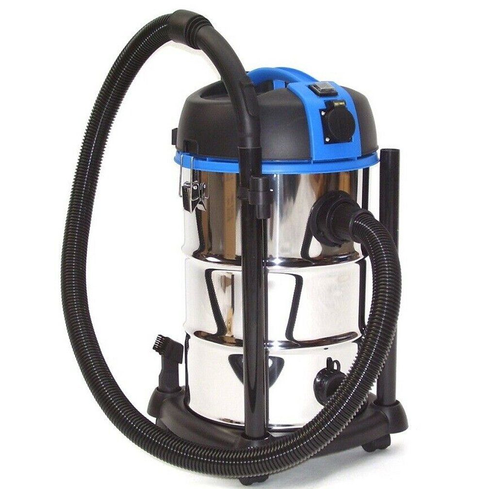 Apex Industriesauger Staubsauger NassTrockenSauger 30L Industriestaubsauger Edelstahl 56113