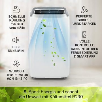 Klarstein Klimagerät Iceblock Prosmart, Klimagerät mobil Air Conditioner Kühlgerät Luftkühler