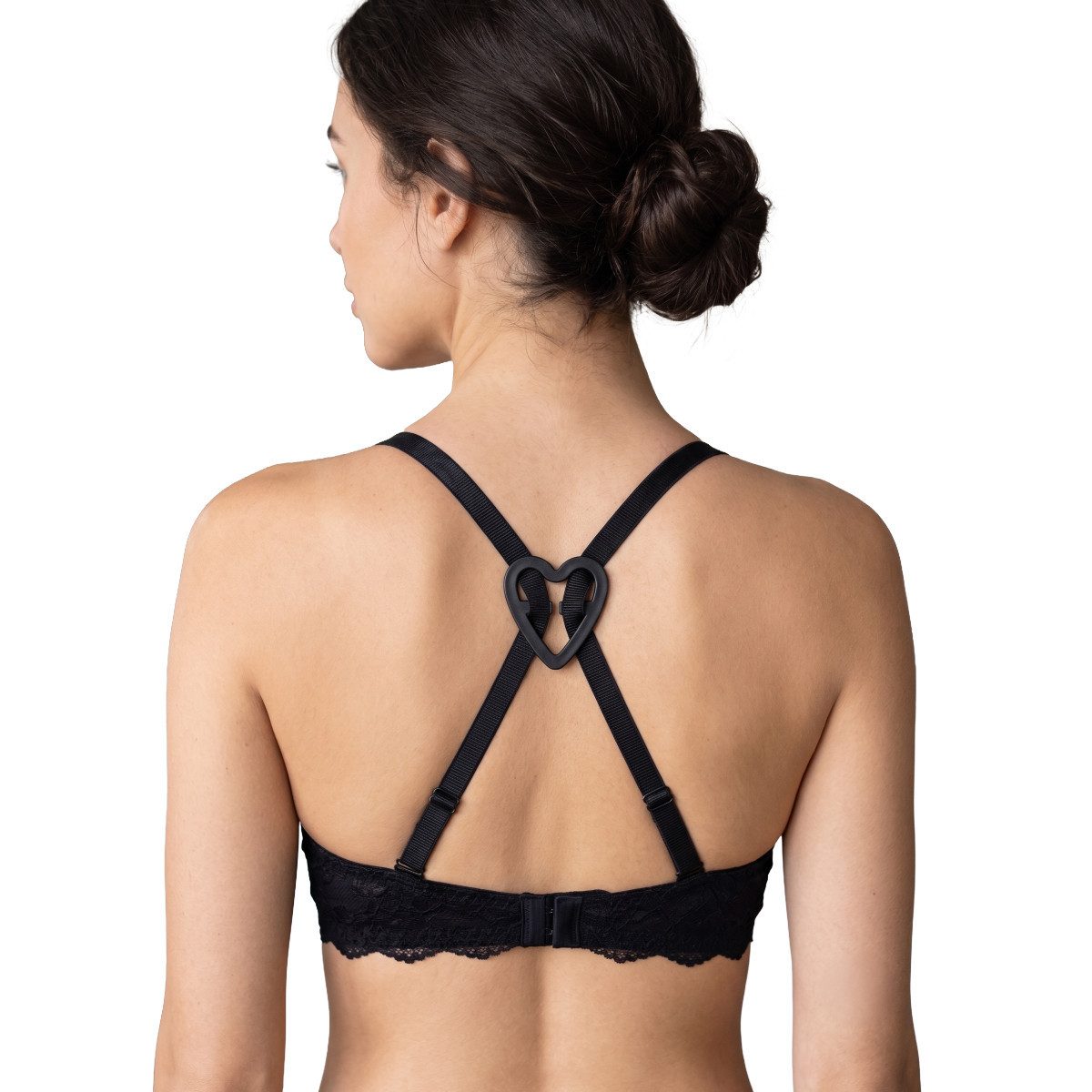 Miss Perfect BH-Träger 60331, Bra Heart Straps Connector – Herz BH-Träger-Verbinder