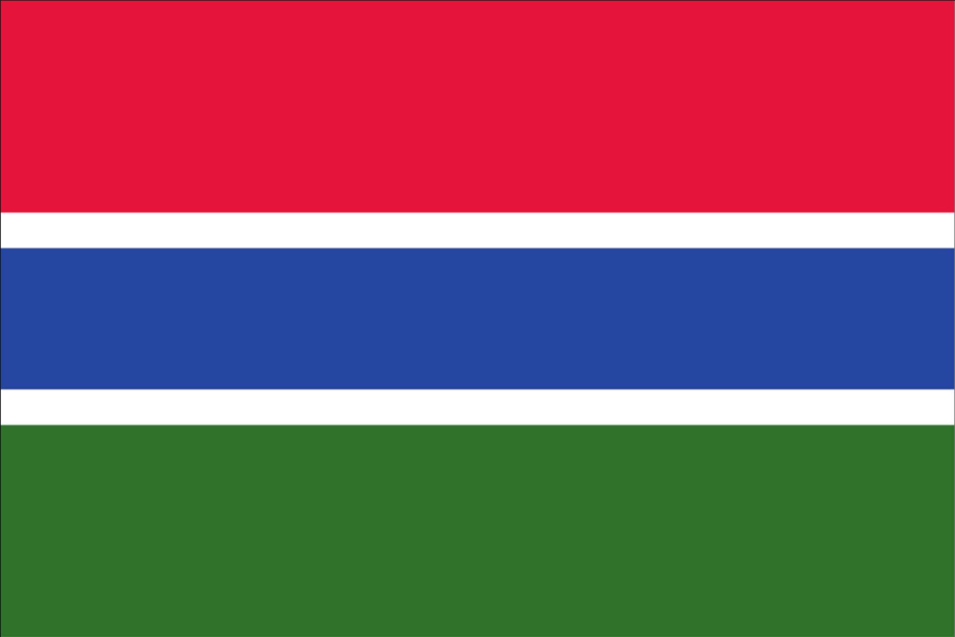 Flagge 80 flaggenmeer Gambia g/m²