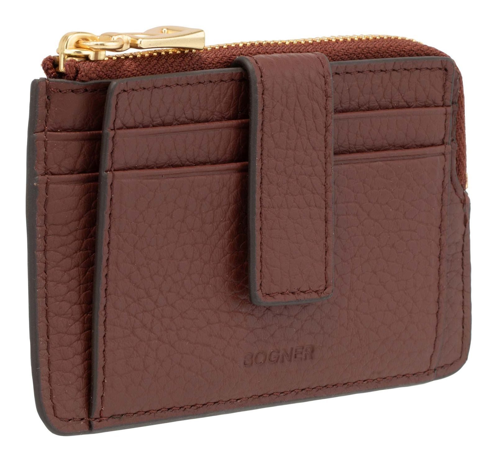 BOGNER Kartenetui Elli Purse, aus echtem Rindsleder mit RFID-Blocker Schutz