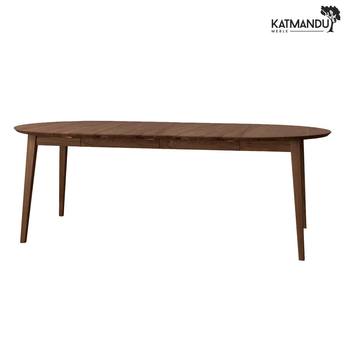 Katmandu Esstisch Orbetello Esstisch rund ausziehbar 110 bis 210 cm Tabacco – Massiver E