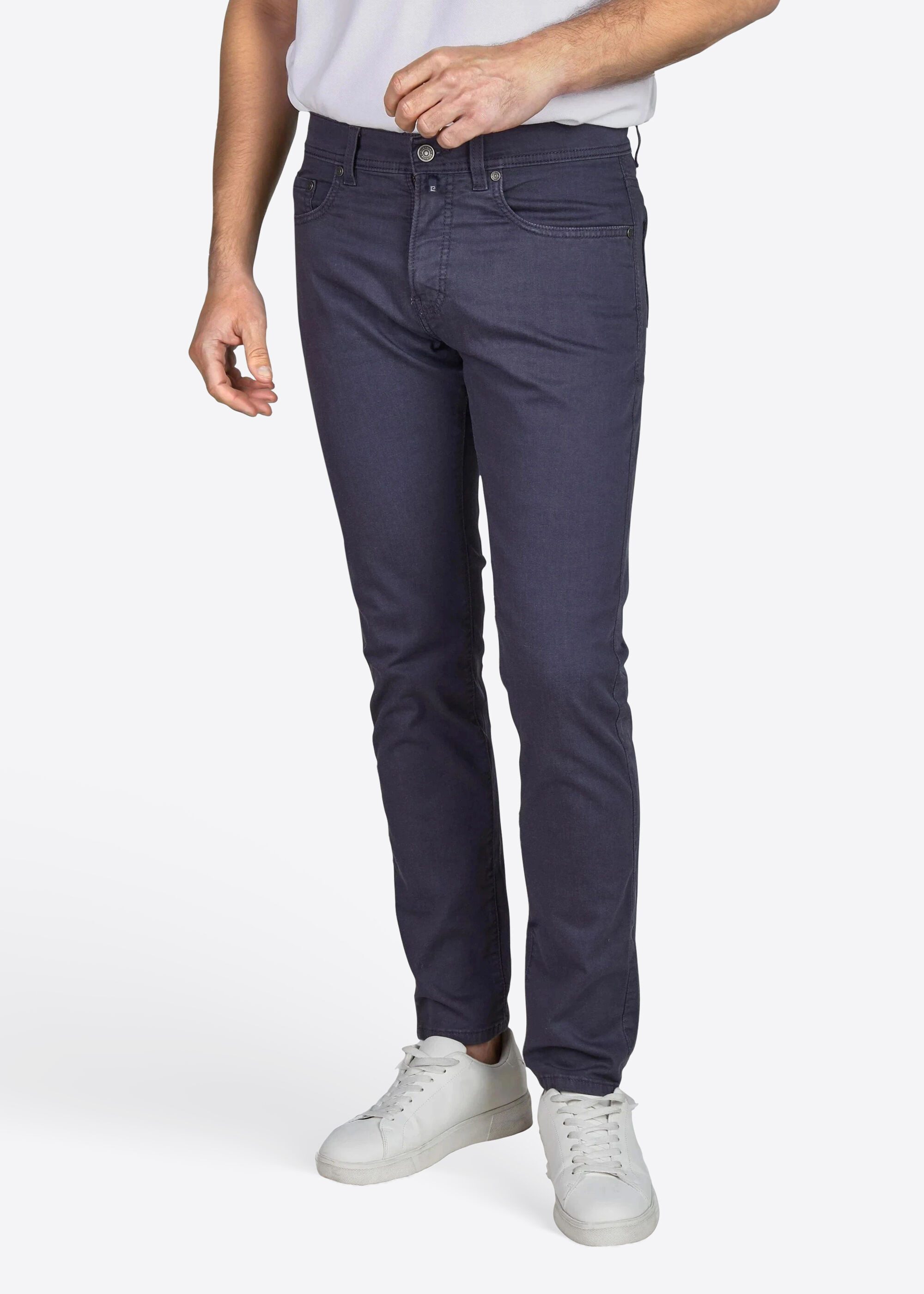 Pierre Cardin Stretch-Jeans Lyon mit Dornschlaufe zum Fixieren der Gürtelsc günstig online kaufen