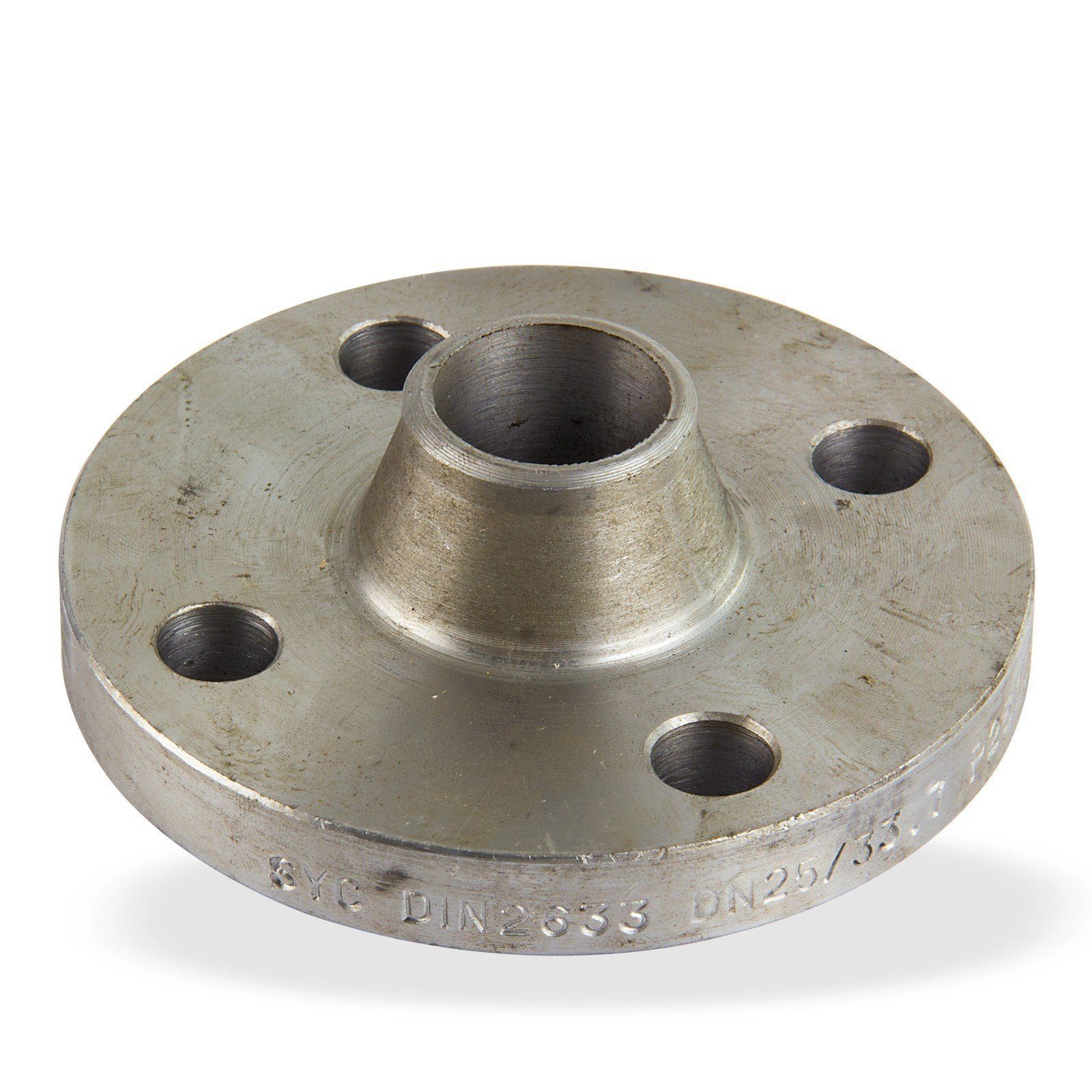 Atusa Schweißfitting Vorschweißflansch Anschweißflansch 1 1/2" 150x16mm DN40 PN16 schwarz