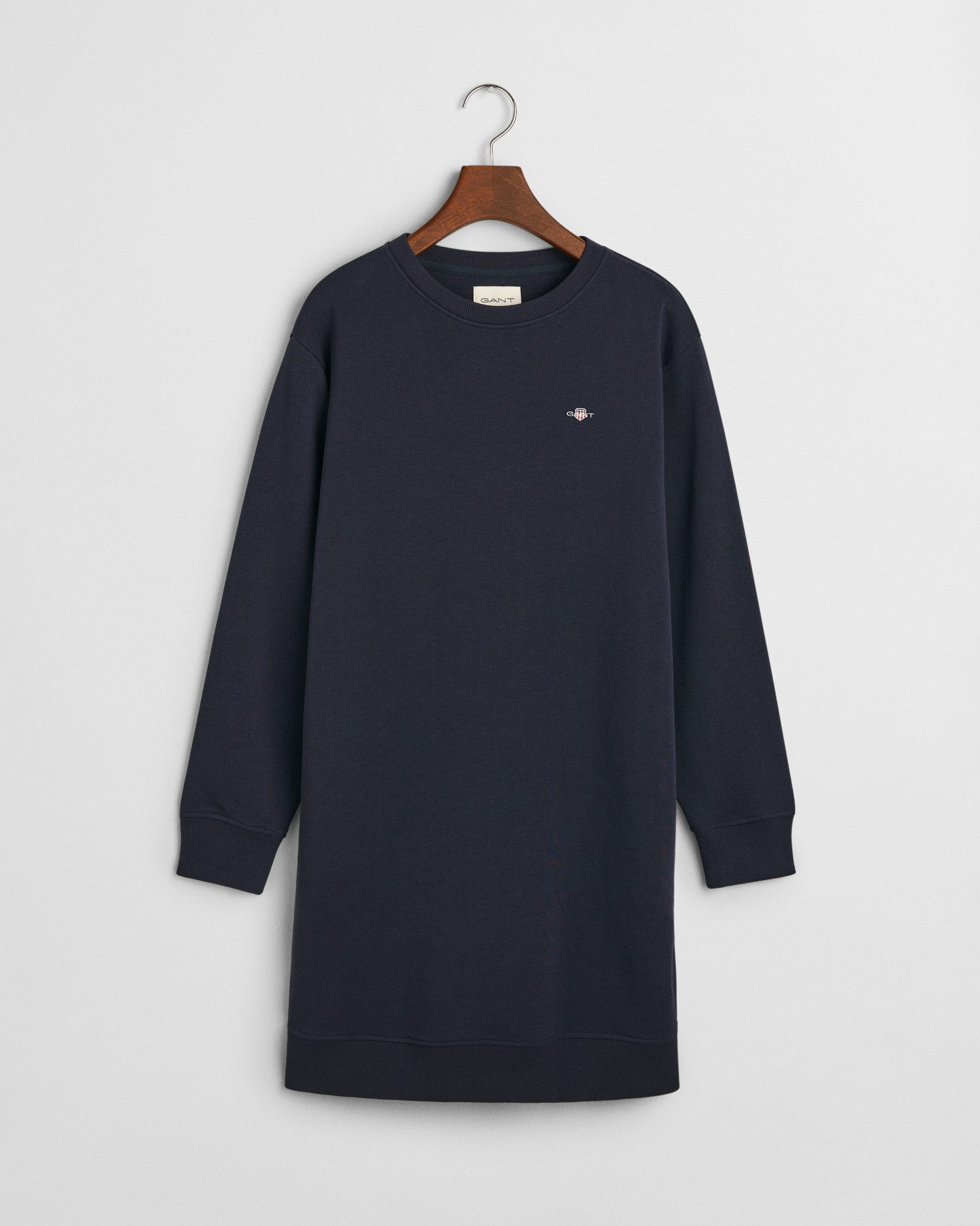Gant Sweatkleid SHIELD C-NECK SWEAT DRESS Shield Sweatkleid mit Rundhalsausschnitt