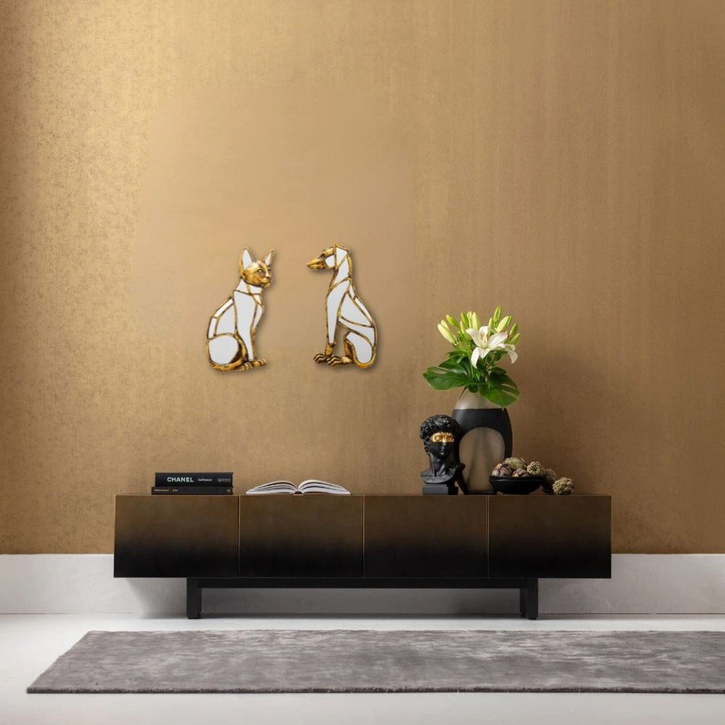 Kare Design Wanddekoobjekt Cat Mirror (1 St)