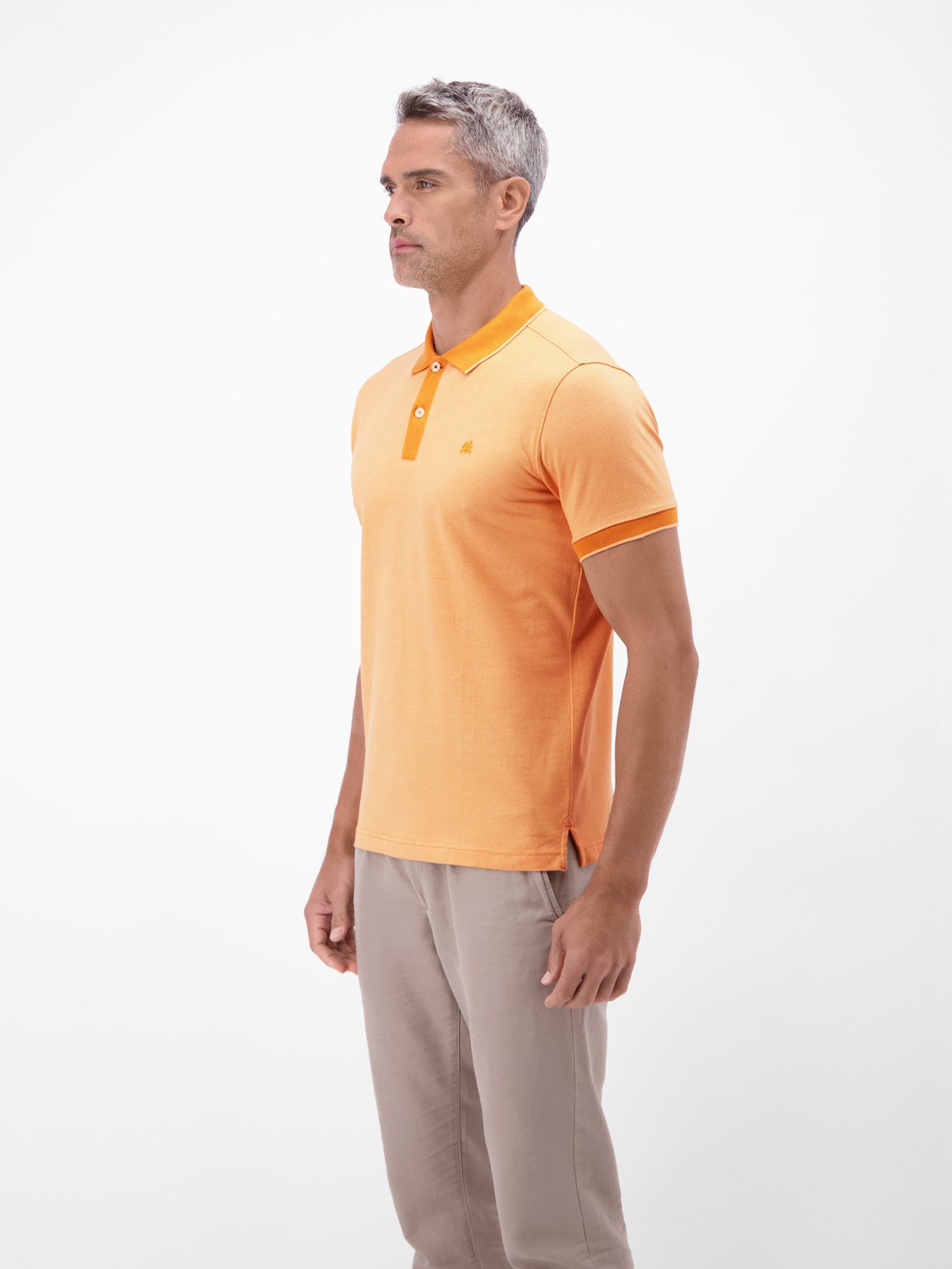 LERROS Poloshirt Poloshirt in 2-Tone-Optik