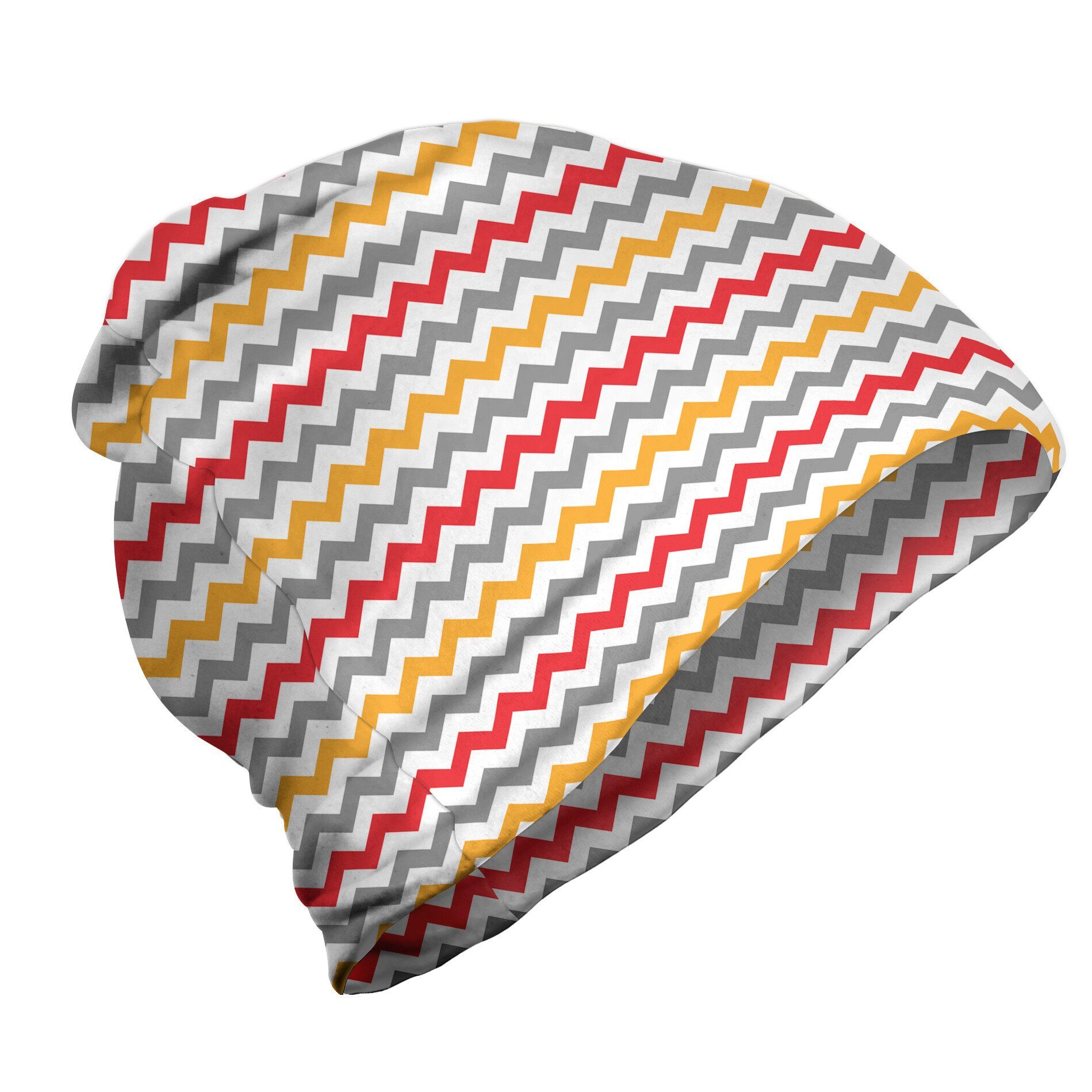 Abakuhaus Beanie Wandern im Freien Bunt Abstrakte Retro Chevron